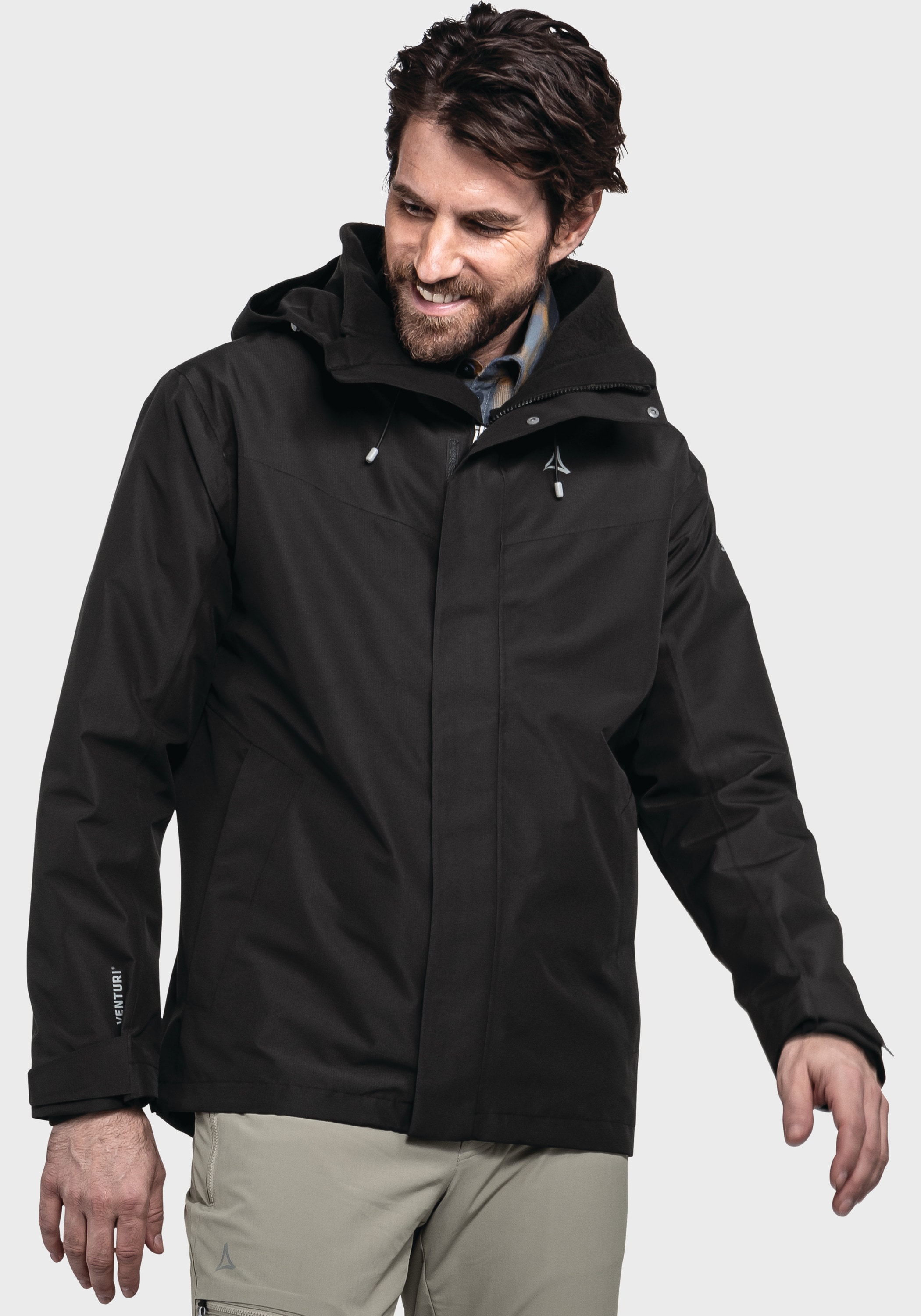 Schöffel Doppeljacke »Hiking 3in1 Jacket Style Okere MNS«, mit Kapuze