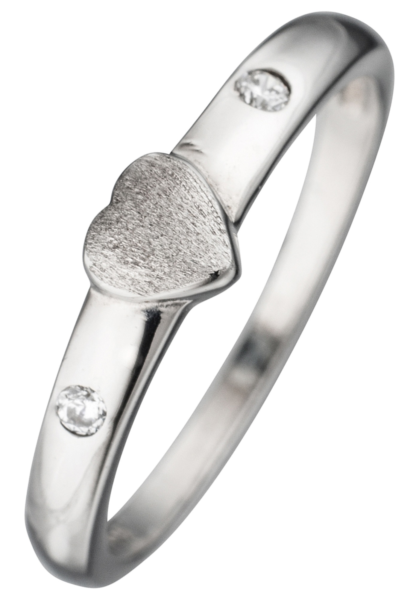 Ring Anpassbar Glänzend Herz Aus Stahl Mit Einem Z Produktbild-Vorschau 11