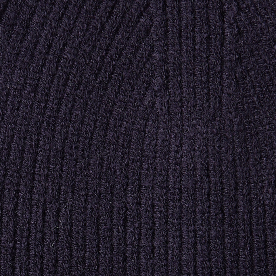 STREET ONE Strickmütze, Aufnäher mit Schriftzug