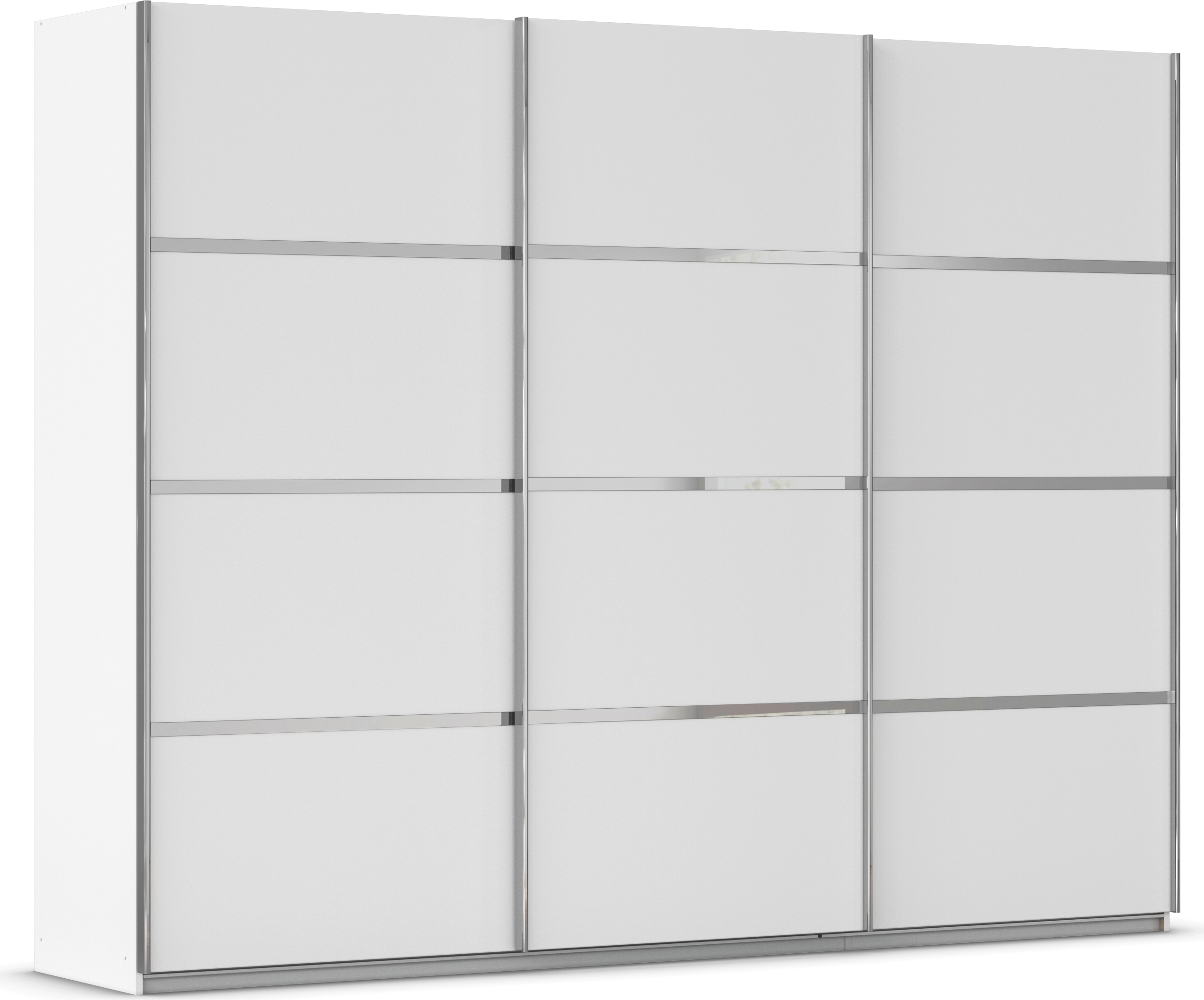 OTTO home Kleiderschrank "Mehrzweckschrank Aktenschrank Möbel Mietswohnung Schlafzimmer AVOLA" 3 verschiedene Ausstattungen BASIC/CLASSIC/PREMIUM (inkl. SOFT-CLOSE), mit eleganten Zierleisten in Chrom, Schwarz oder Weiß MADE IN GERMANY