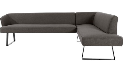 exxpo - sofa fashion Eckbank »Americano«, mit Keder und Metallfüßen, Bezug in... kaufen