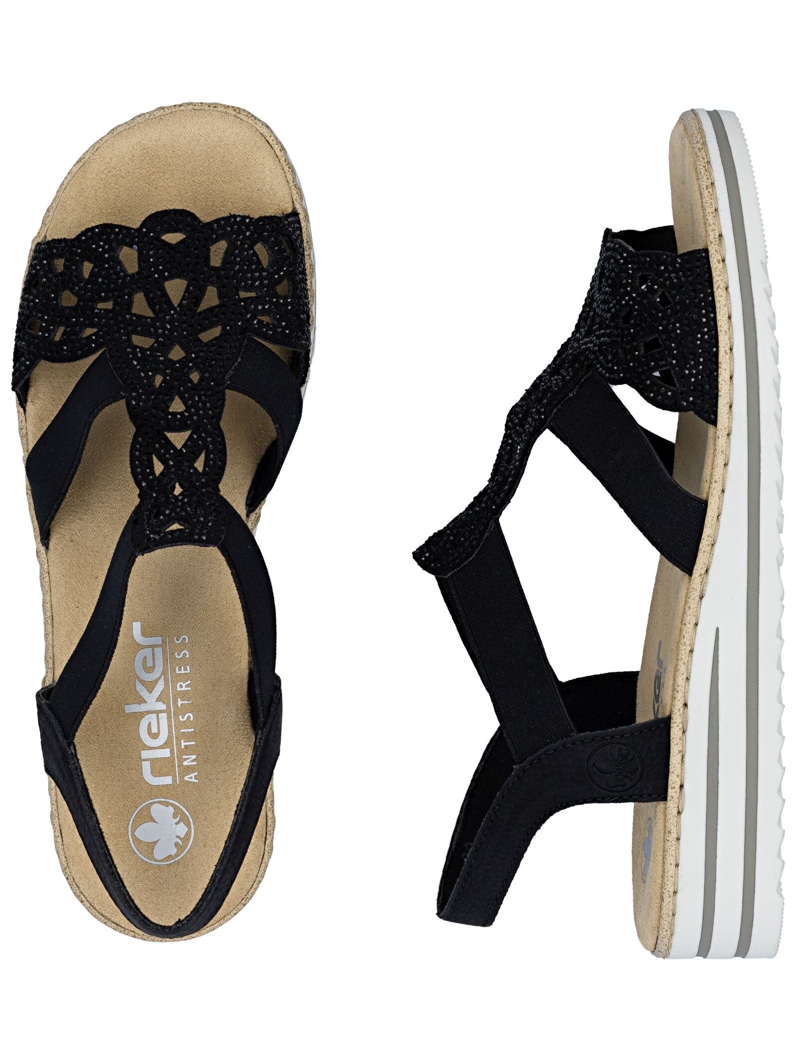 Rieker Riemchensandale »Rieker Sandalen Textil«