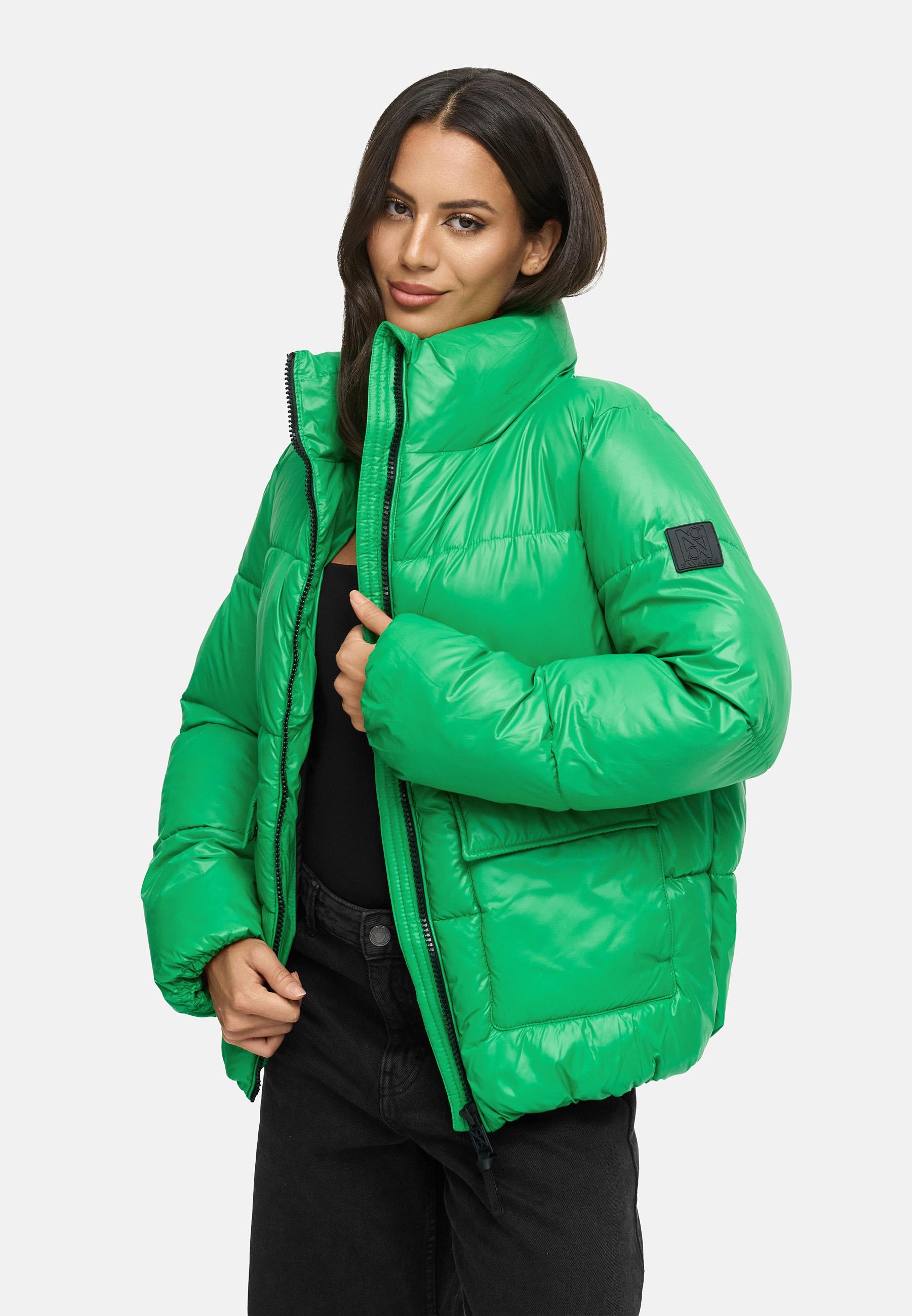 Navahoo Kurzjacke »Eispracht 14«, ohne Kapuze, Kurze gesteppte Damen Winterjacke