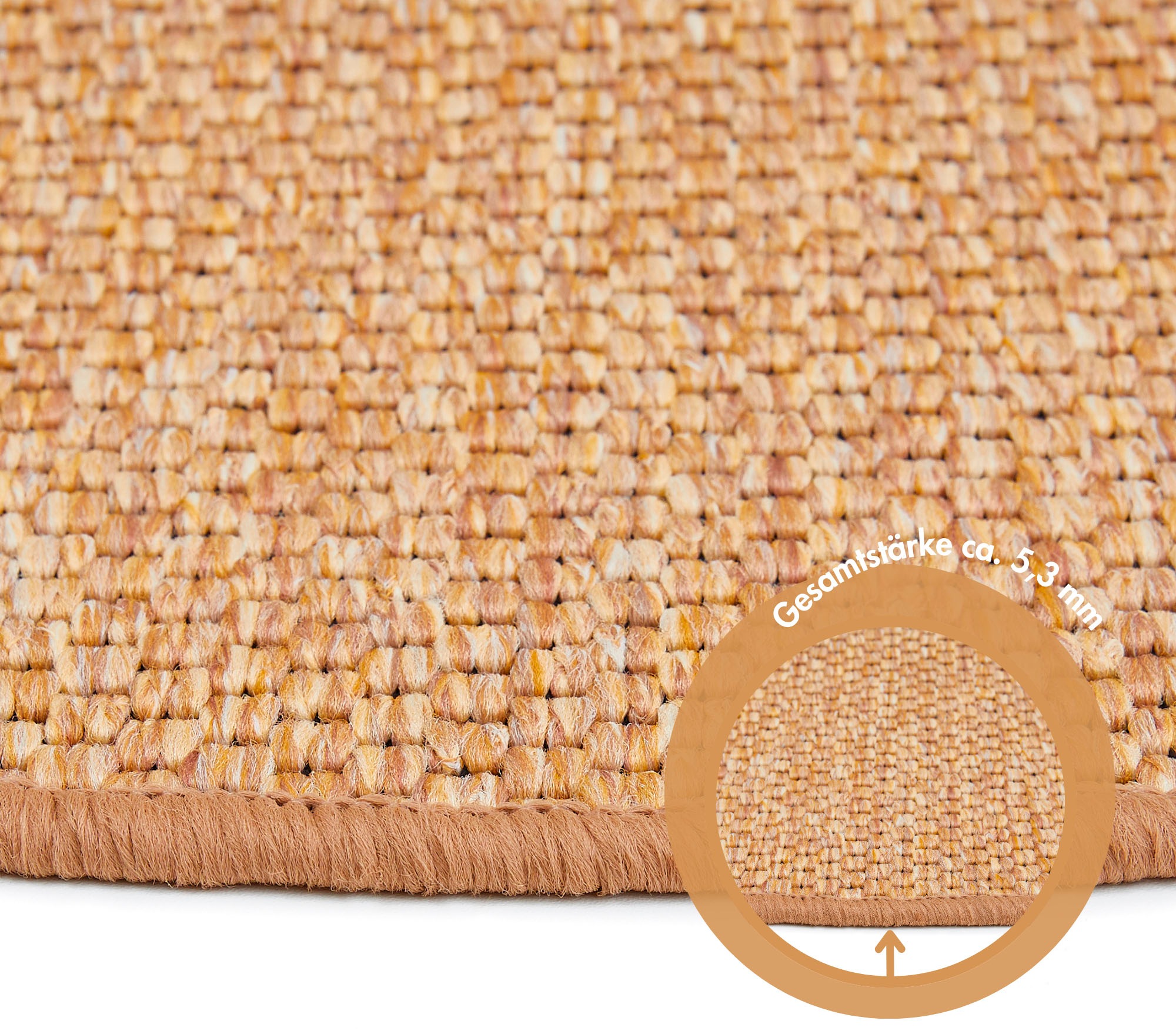 Andiamo Stufenmatte "Skagen, Made in Netherlands" halbrund 5 mm Höhe melier günstig online kaufen