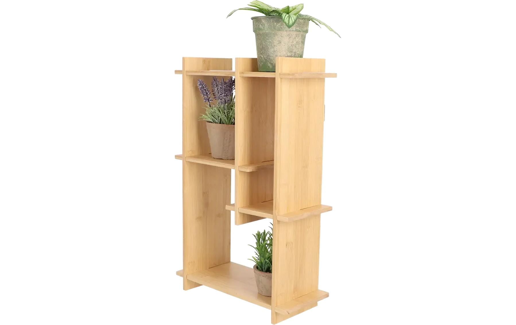 esschert design Blumenständer »Vertikal M Bambus 35 x 15 x 55 cm« Indoor