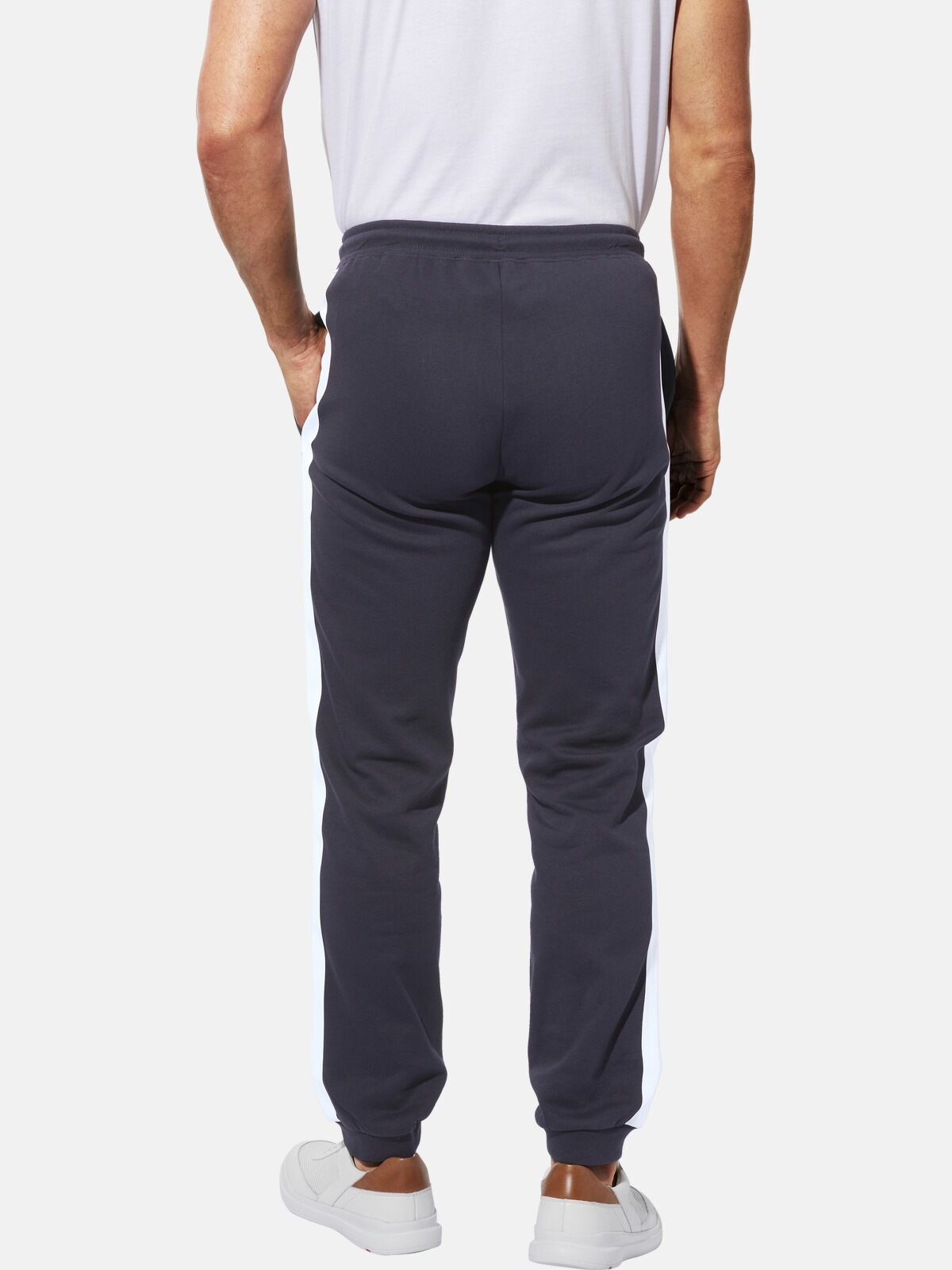 Jogginghose BABISTA "Jogginghose DALVIRO", Herren, Gr. XL, N-Gr, blau (dunkelblau), Obermaterial: 100% Baumwolle CO., Hosen Jogginghose 2