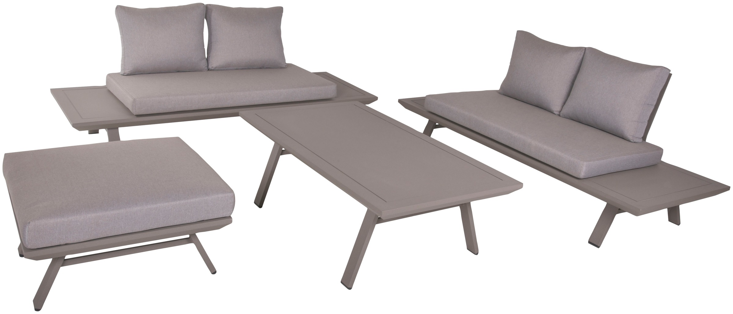 Garden Pleasure Garten-Essgruppe "CELIA" 7 Stk. tlg. mit bequemer Polsterun günstig online kaufen