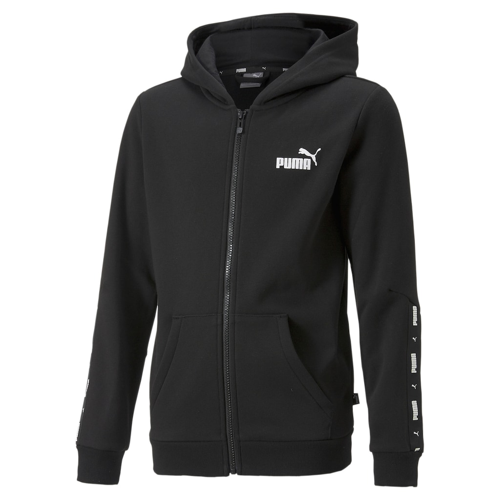 PUMA Sweatshirt »Essentials+ Tape Reißverschluss-Hoodie Jugend« | BAUR