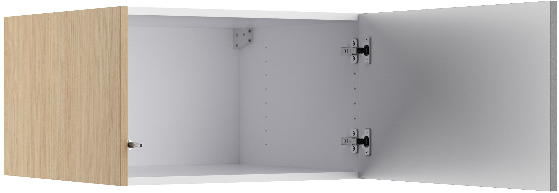 KOCHSTATION Aufsatzschrank »KS-Lucy« Breite 60 cm, Tiefe 57,1 cm,  mit 1 Tür "Push to Open"