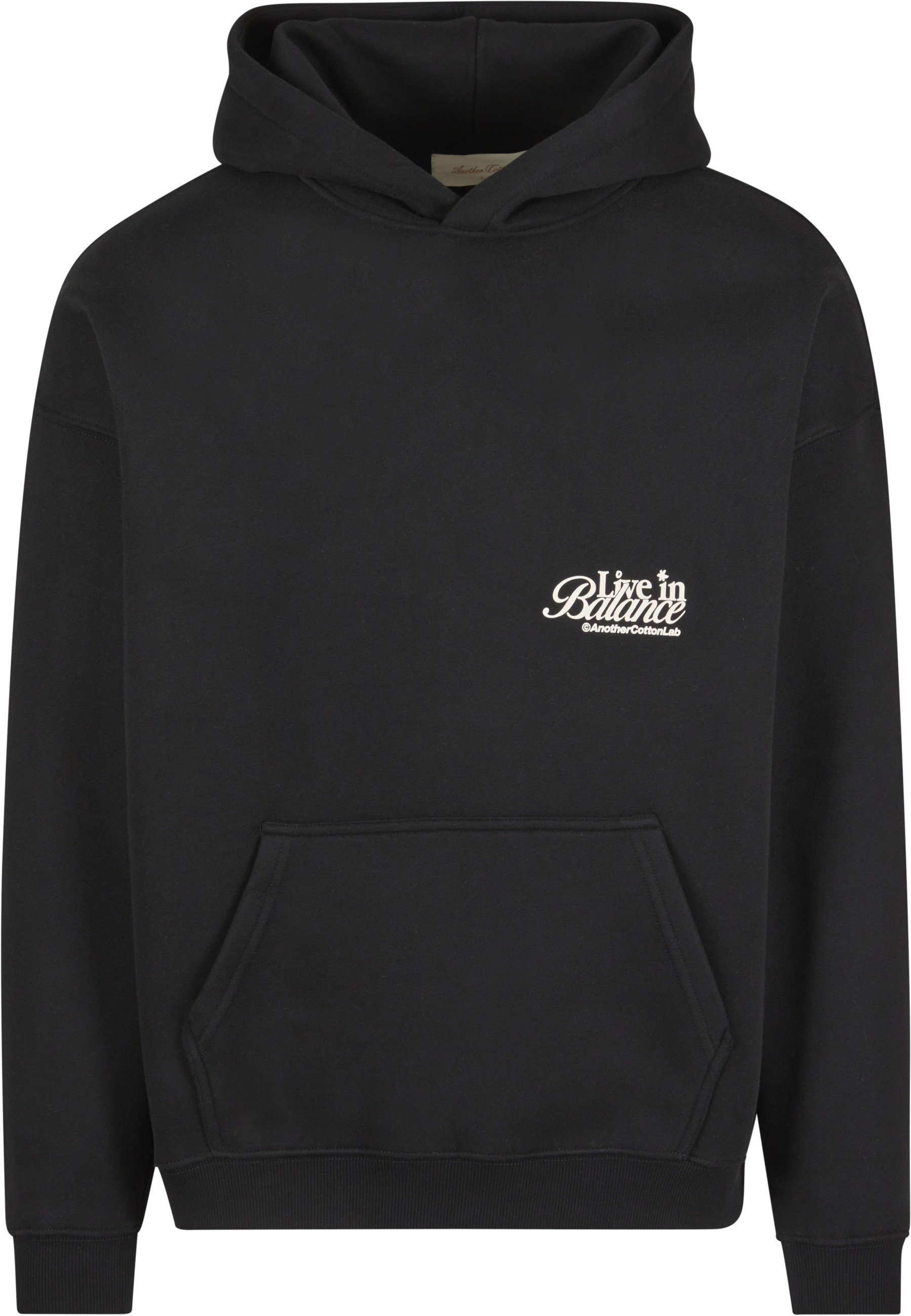 Another Cotton Lab Kapuzensweatshirt "Another Cotton Lab Live in Balance Heavy Oversized Hoodie", 1