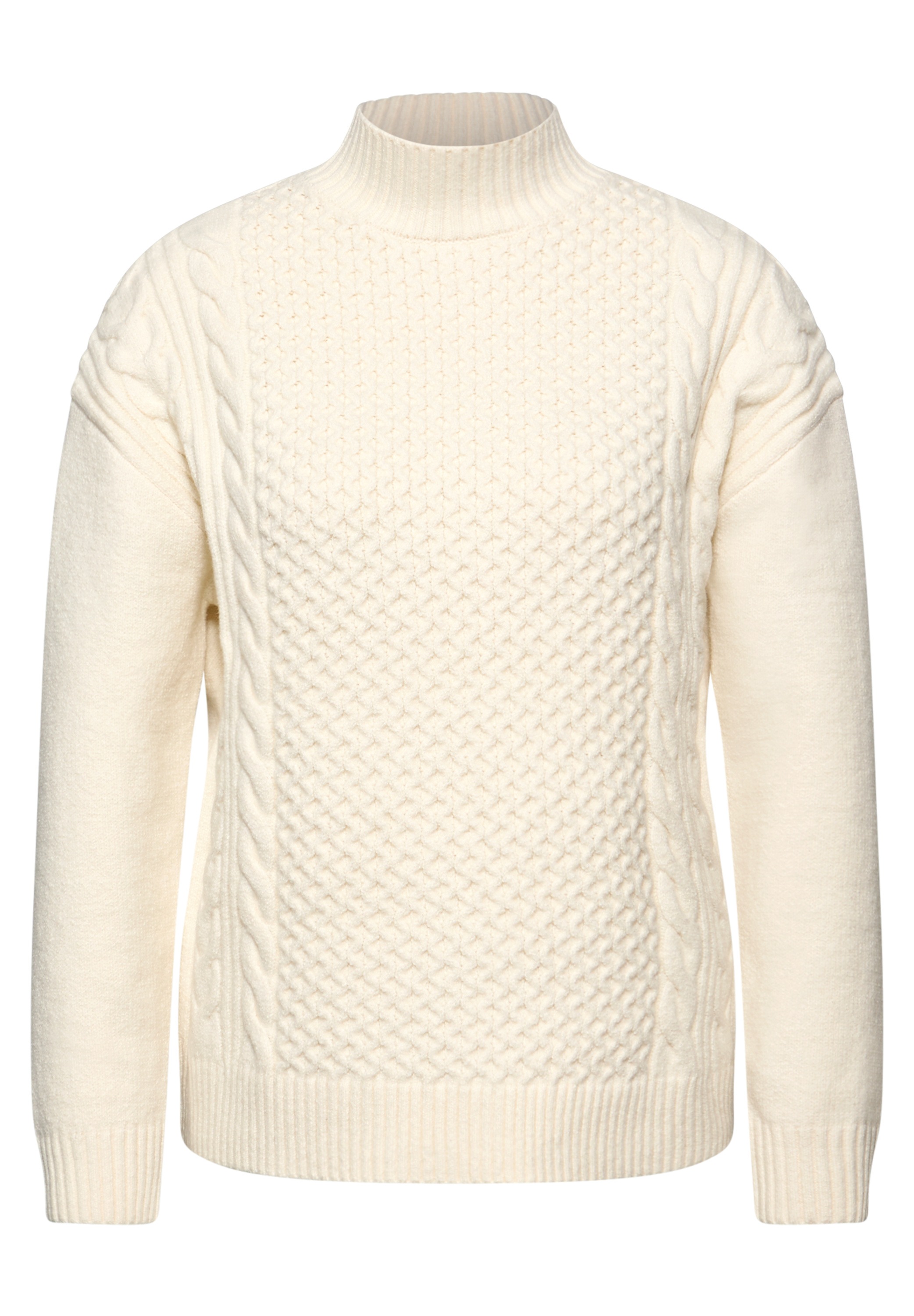 STREET ONE Strickpullover mit Strick-Detail