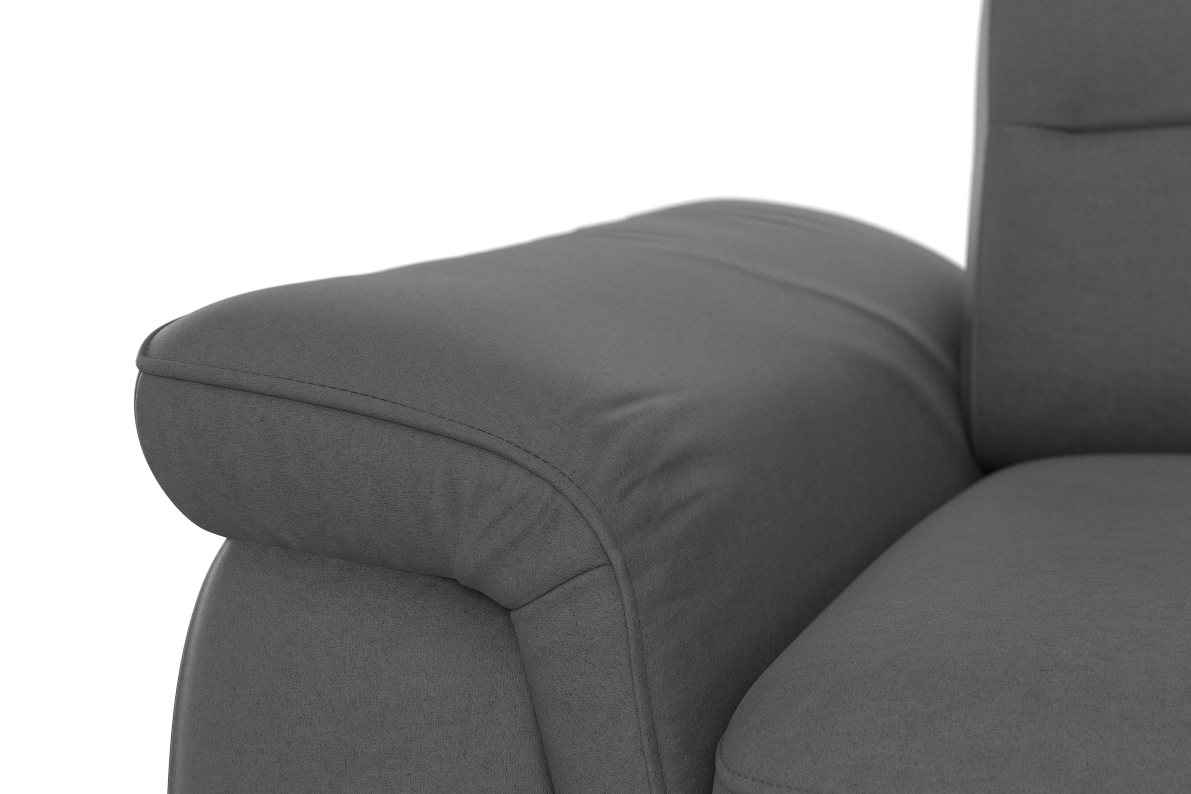 sit&more Ecksofa »Sinatra L-Form« mit Ottomane, optional mit Kopfteilverstellung und Armteilfunktion