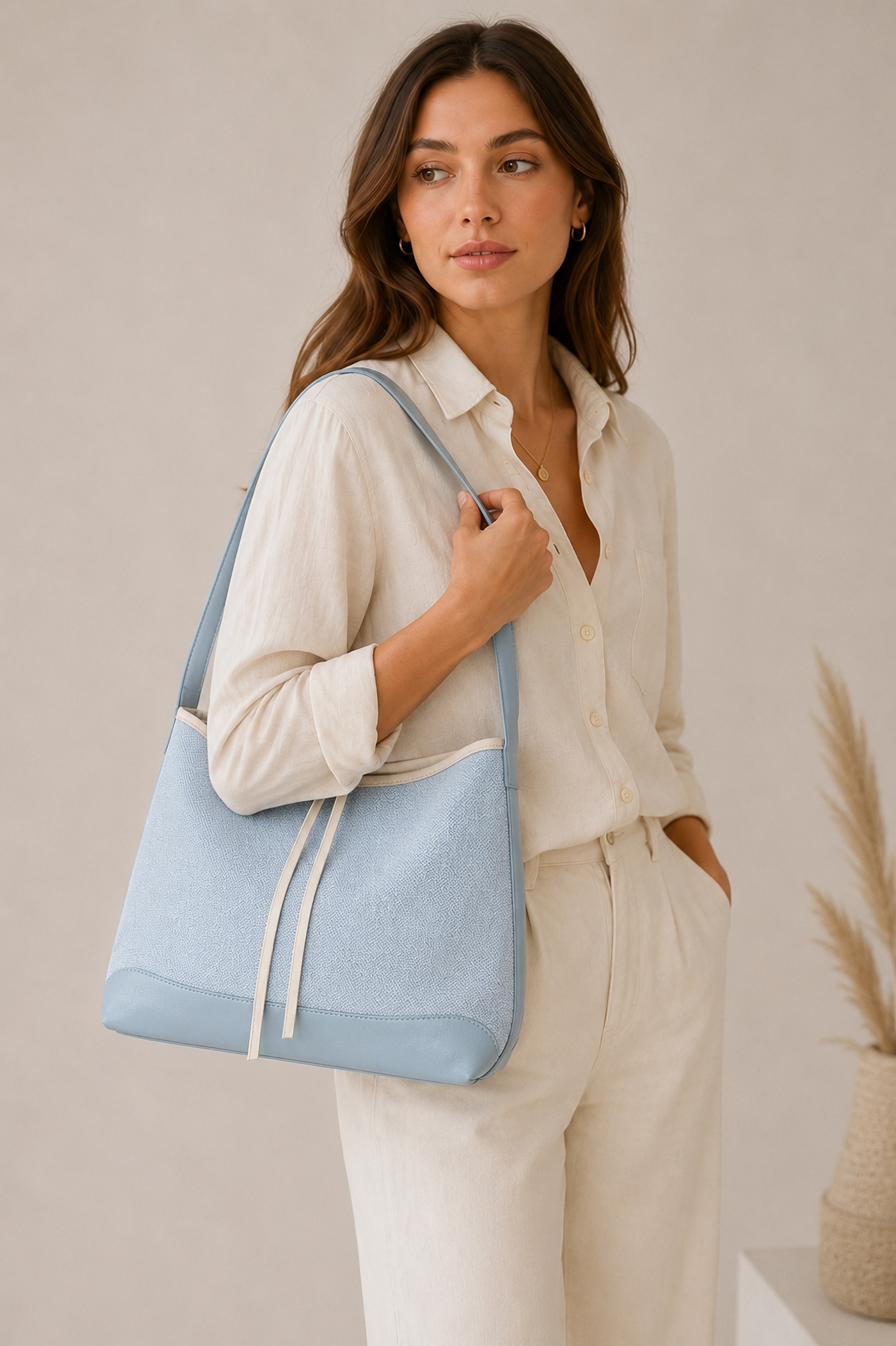 TONI&FRIENDS Schultertasche »Murnau« Leinen Stoff Tasche