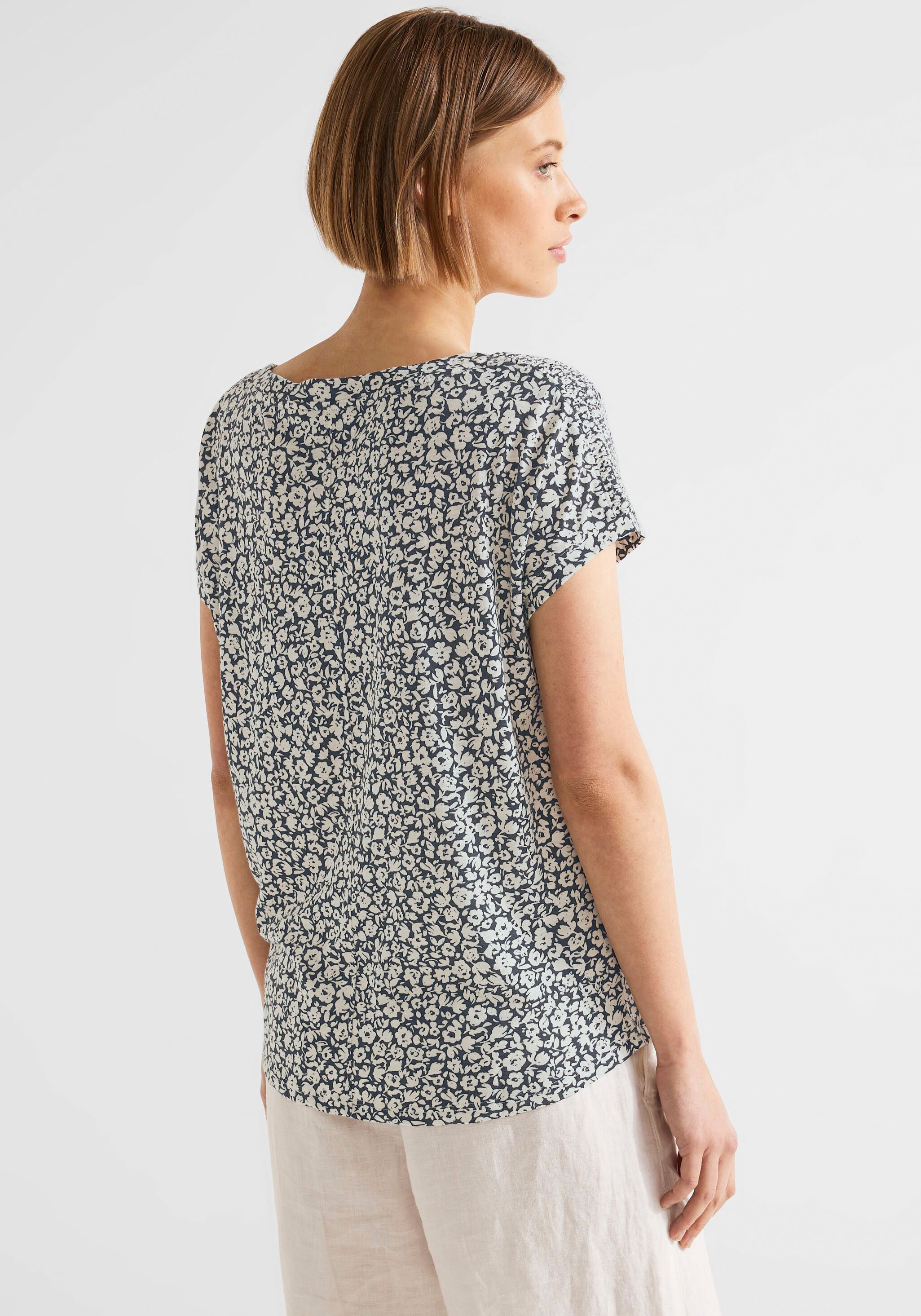 STREET ONE Shirttop, mit den überschnittenen Schultern online bestellen |  BAUR