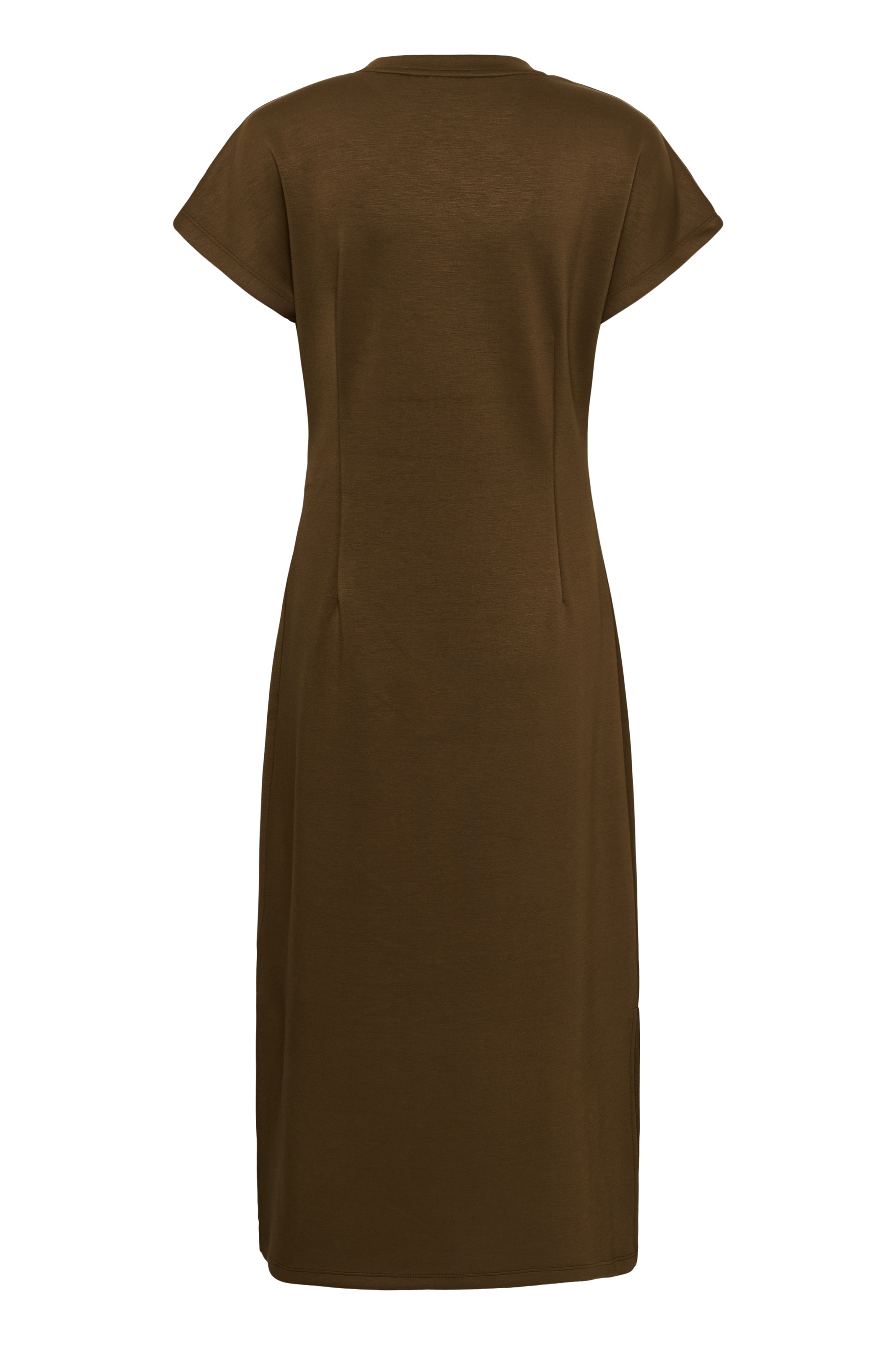 Saint Tropez Midikleid »TheoSZ Dress« Materialmix, Fitted