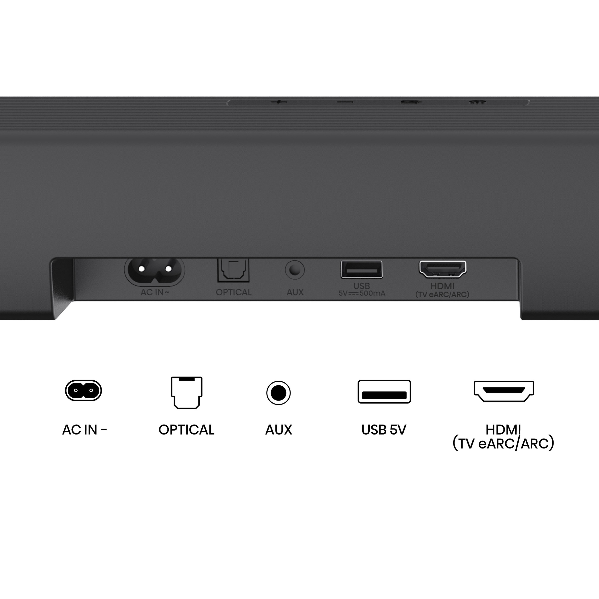 Hisense Soundbar »AX5100Q« 5.1 (Bluetooth Bassregelung | Lautstärkeregelung | Pairing 580 W)