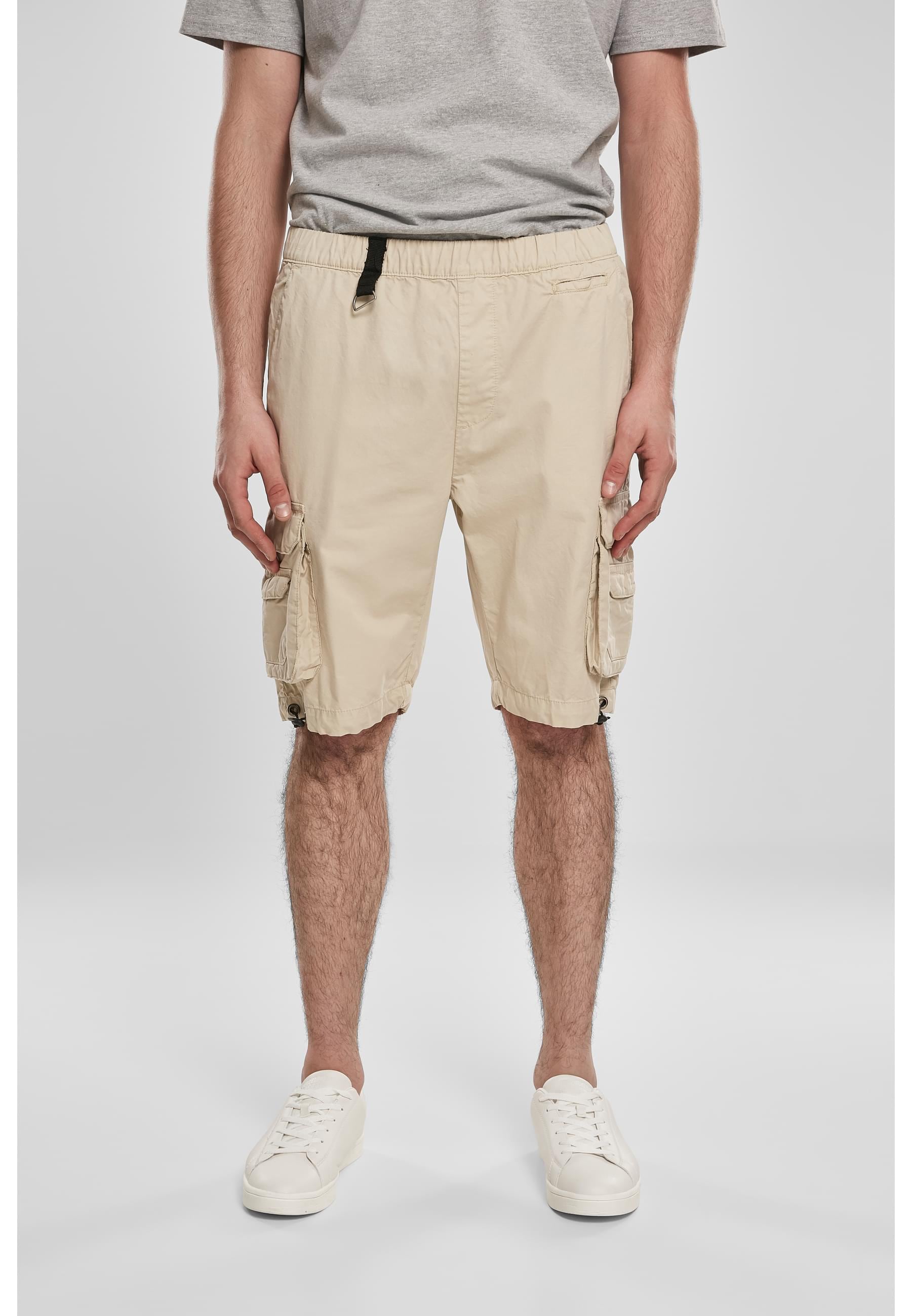 URBAN CLASSICS Stoffhose »Urban Classics Herren Double Pocket Cargo Shorts«, (1 tlg.)