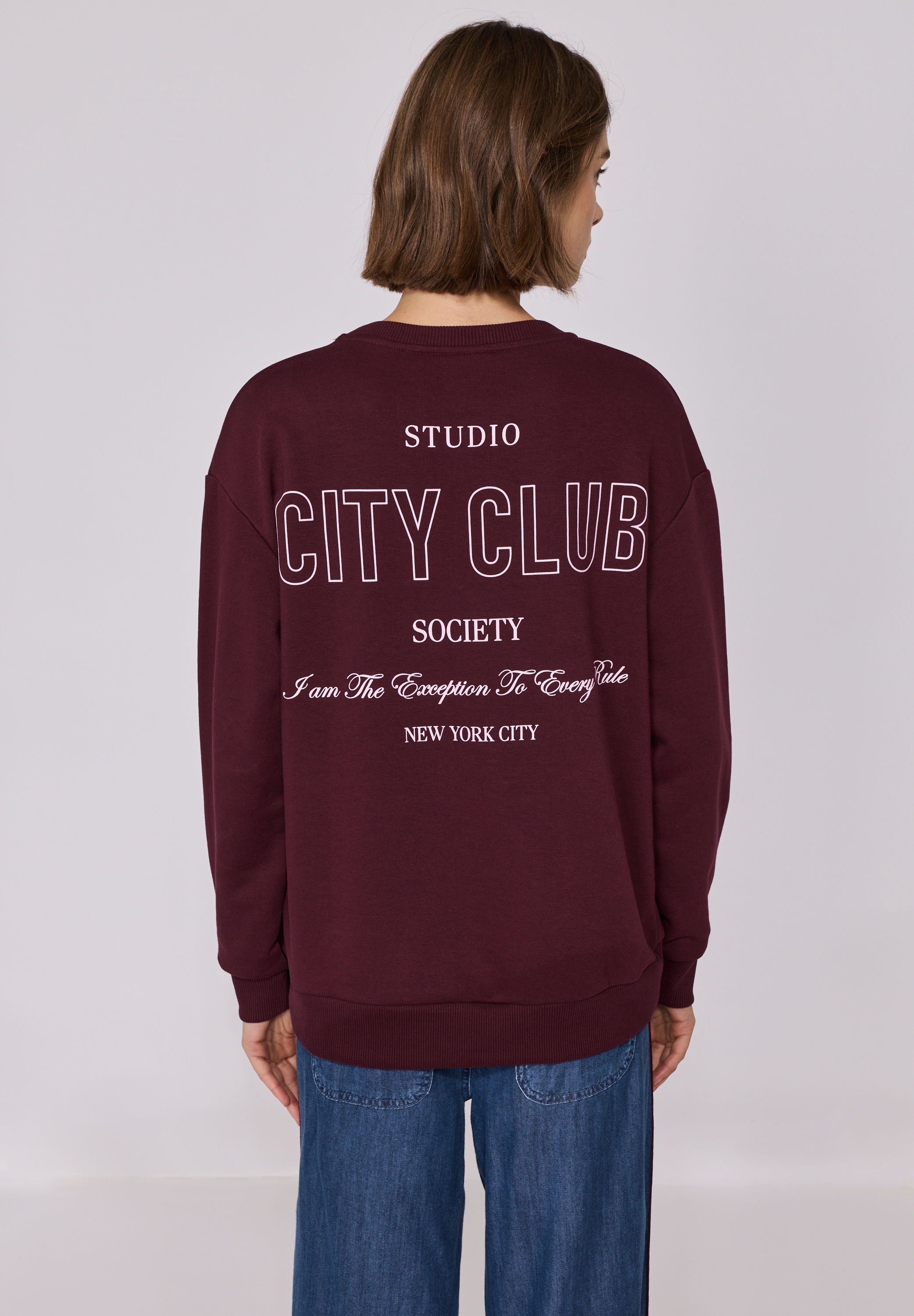 STREET ONE STUDIO Sweatshirt, im soften Baumwoll-Mix