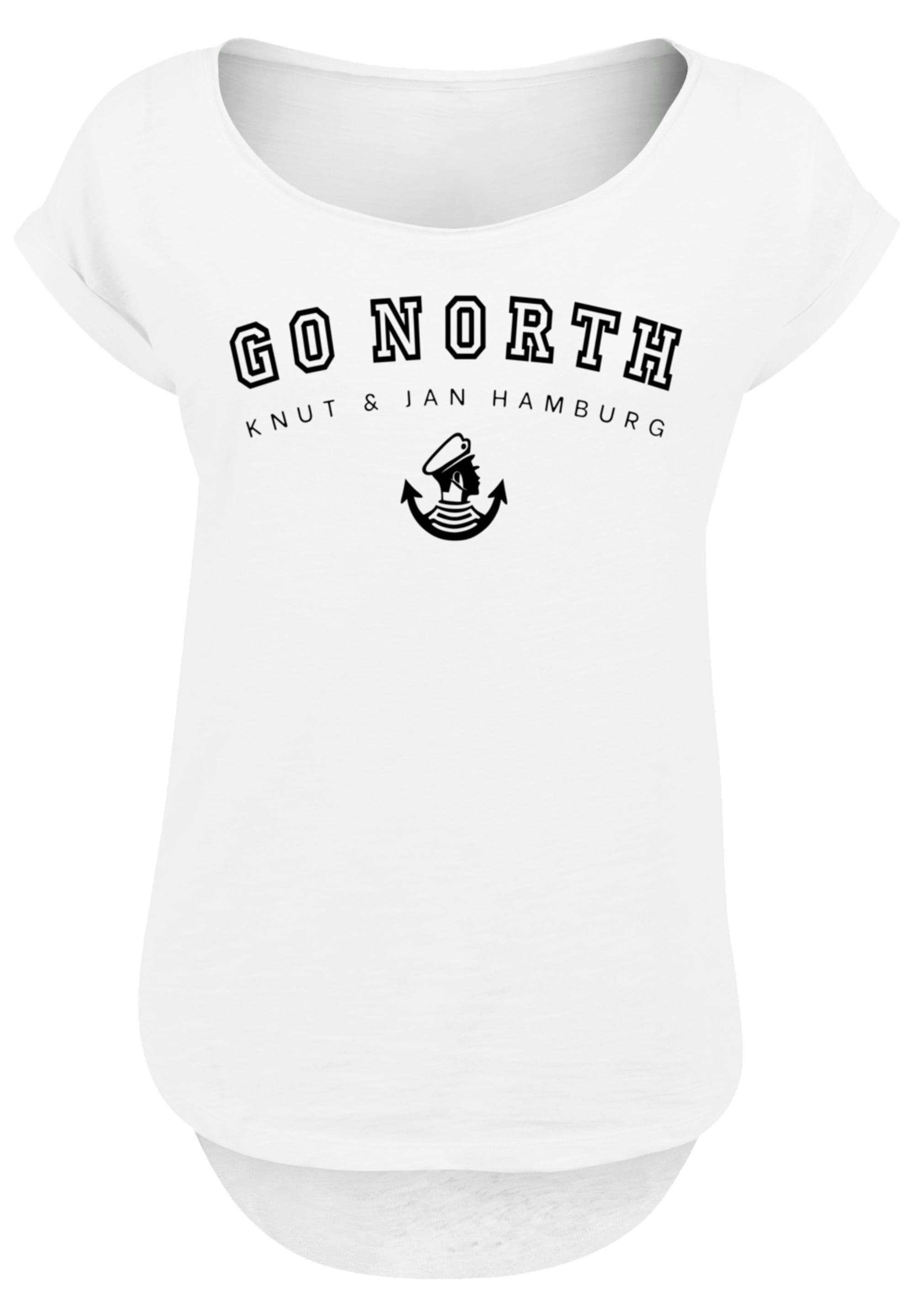 F4NT4STIC T-Shirt "PLUS SIZE Go North", Print günstig online kaufen