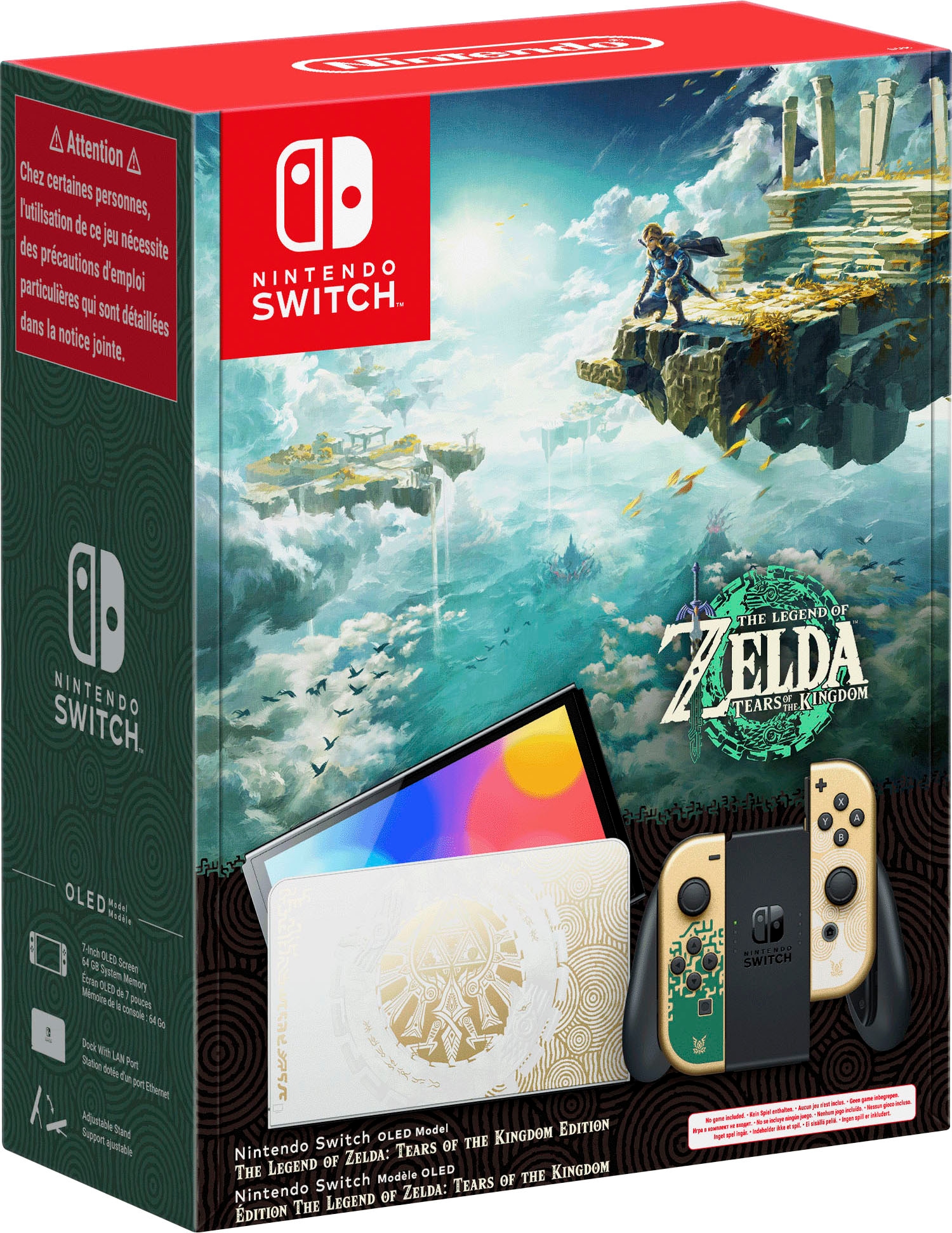 Nintendo Switch Konsolen-Set »NSW OLED | of of Edition«, Legend Lieferumfang) Kingdom Spiel the The Tears (kein im Zelda: BAUR