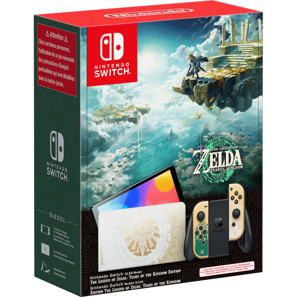 Nintendo Switch Konsolen-Set »OLED The Legend of Zelda: Tears of the Kingdom Edition«, (kein Spiel im Lieferumfang)