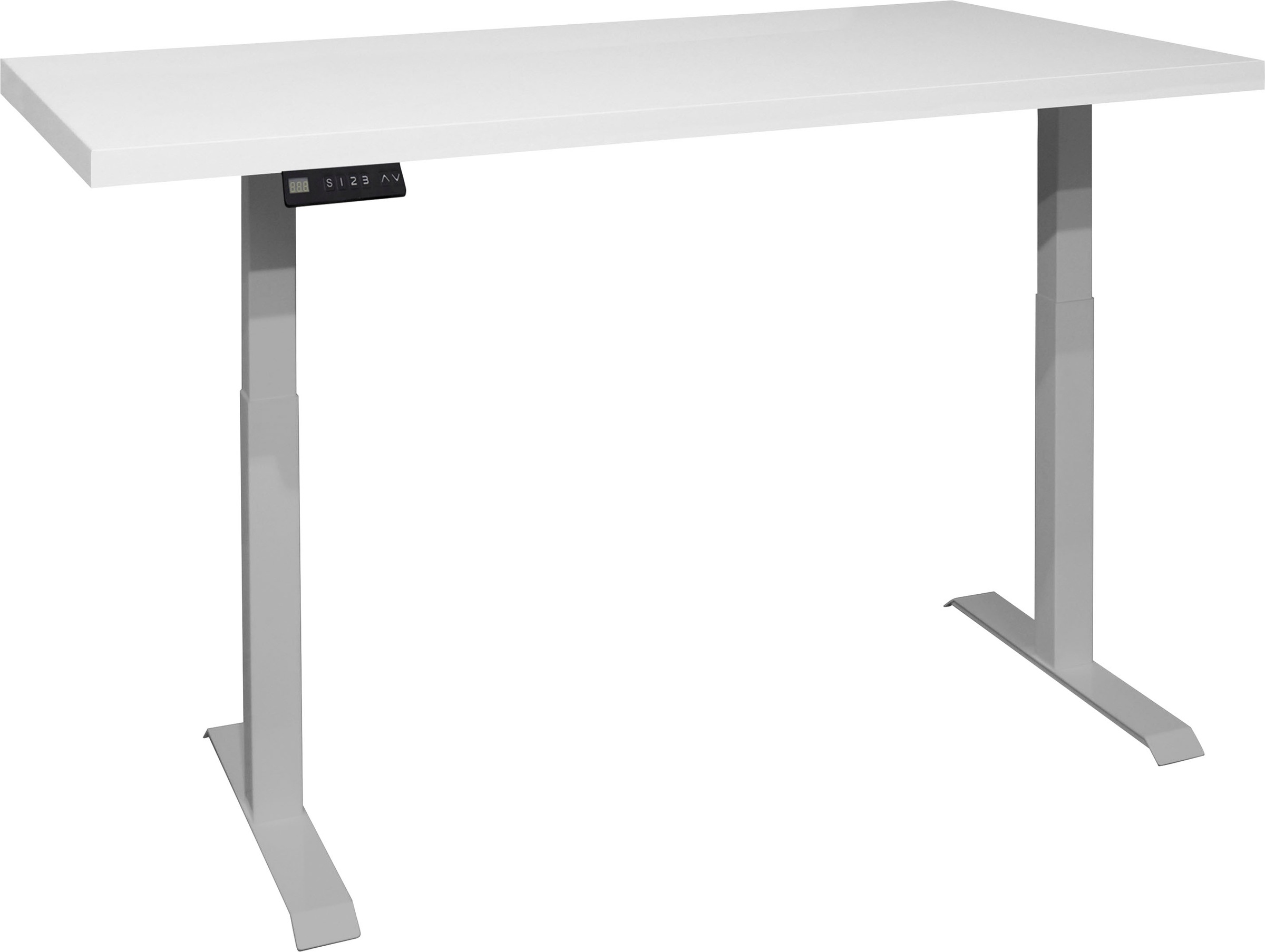 Mäusbacher Schreibtisch "Big System Office", Breite 140 cm, elektrisch höhenverstellbar