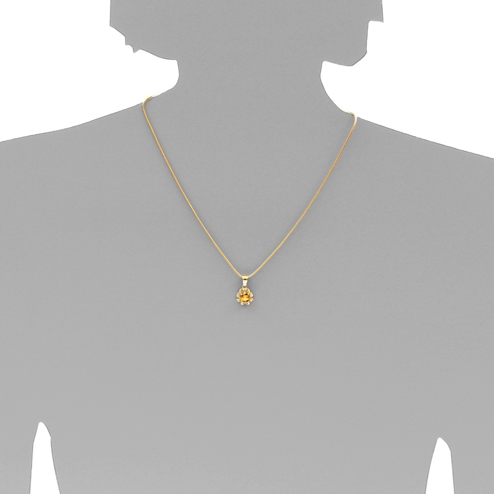 OSTSEE-SCHMUCK Kettenanhänger »Ostsee-Schmuck Anhänger Pia 6 mm Anhänger Pia 6 mm«, (1 tlg.)