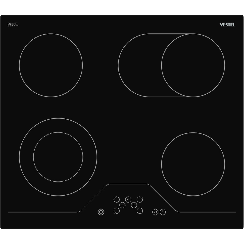 VESTEL Elektro-Kochfeld von SCHOTT CERAN® »VEA24046«, VEA24046