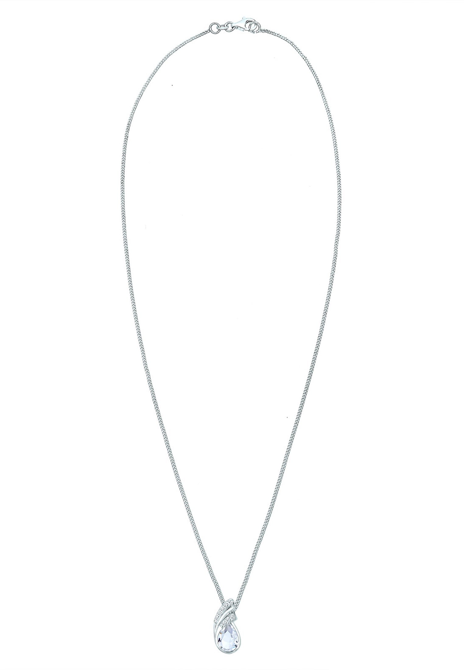 Elli Collierkettchen »Tropfen Drop Kristalle 925 Silber«