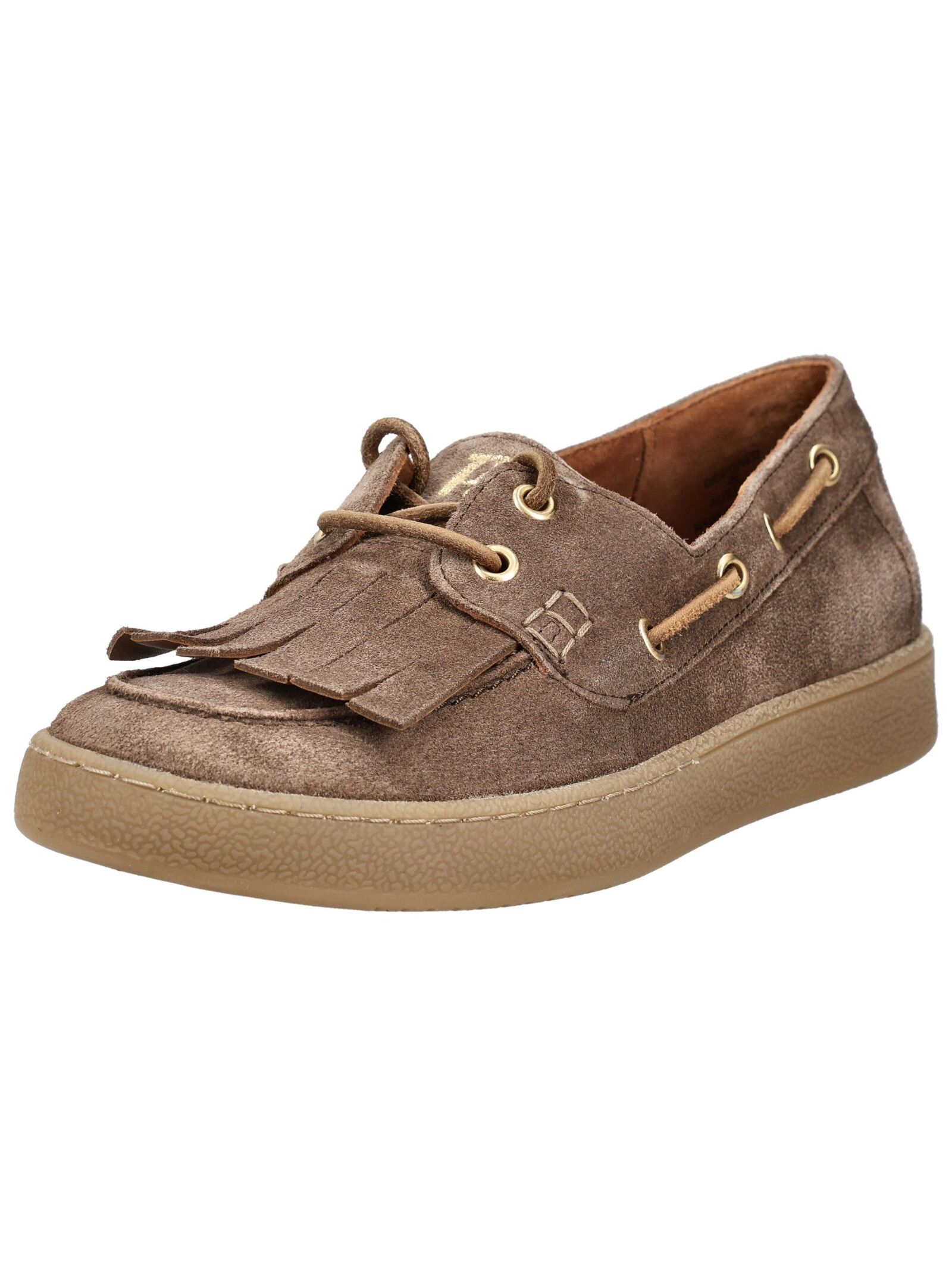 Paul Green Schnürschuh "Paul Green Halbschuhe Veloursleder"