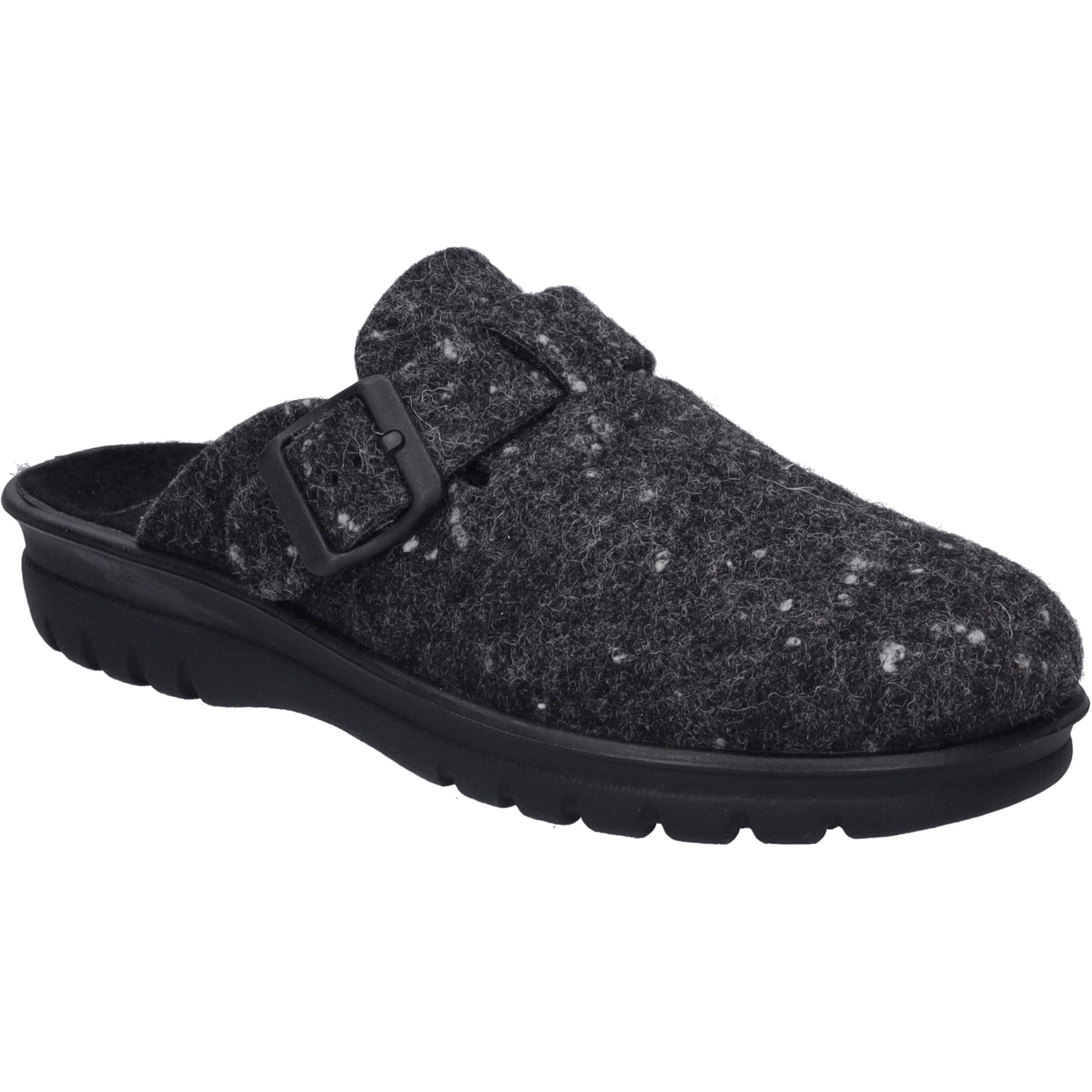Hausschuh JOSEF SEIBEL "Metz 390, titan-multi", Damen, Gr. 42, grau (titan, multi), Obermaterial: 100% Textilmaterial TEXMAT., Schuhe Hausschuh