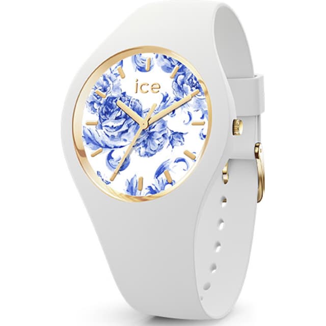 3H, 19226« blue »ICE - | Quarzuhr bestellen - ice-watch porcelain Small BAUR White online -