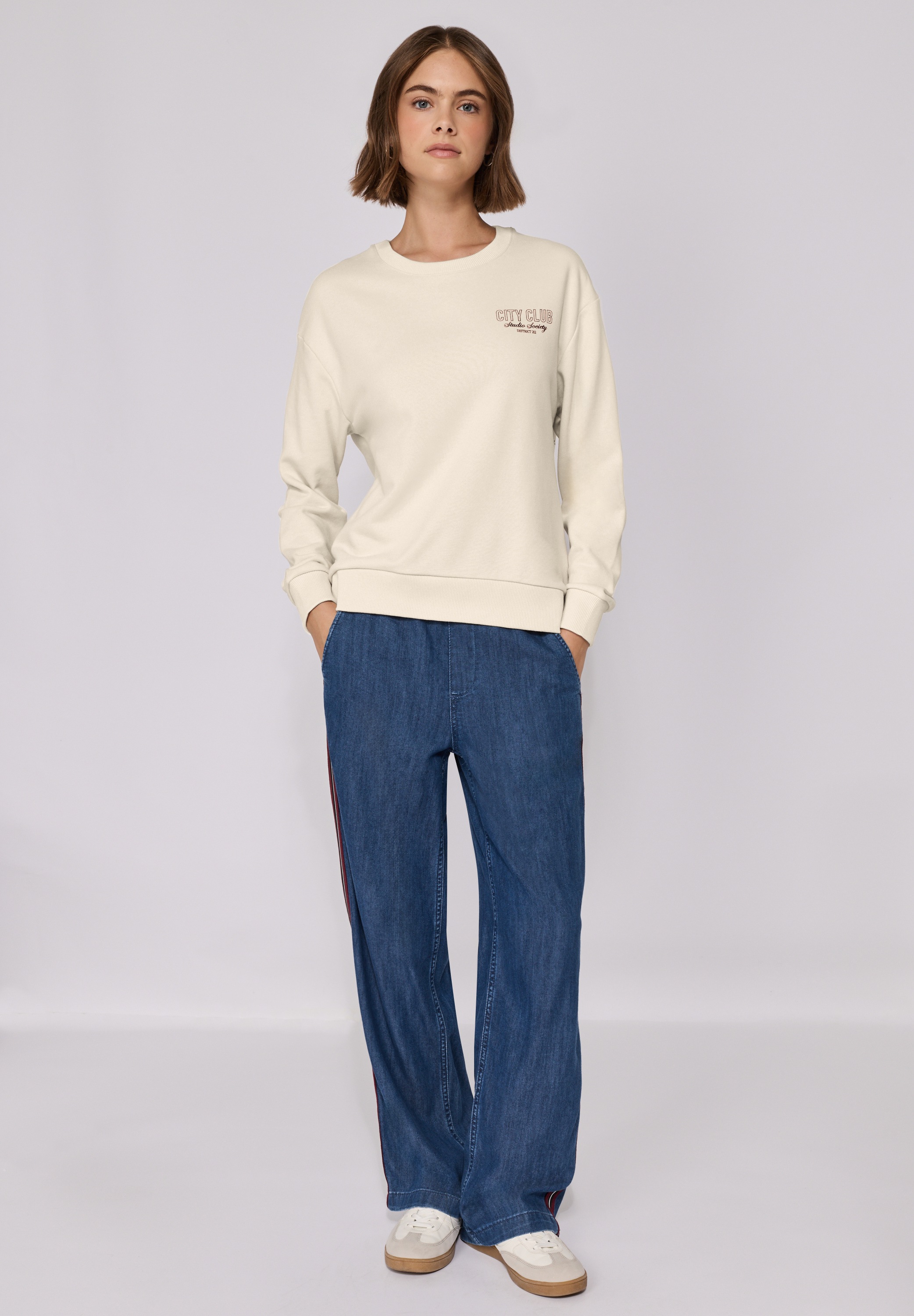 STREET ONE STUDIO Sweatshirt , im soften Baumwoll-Mix
