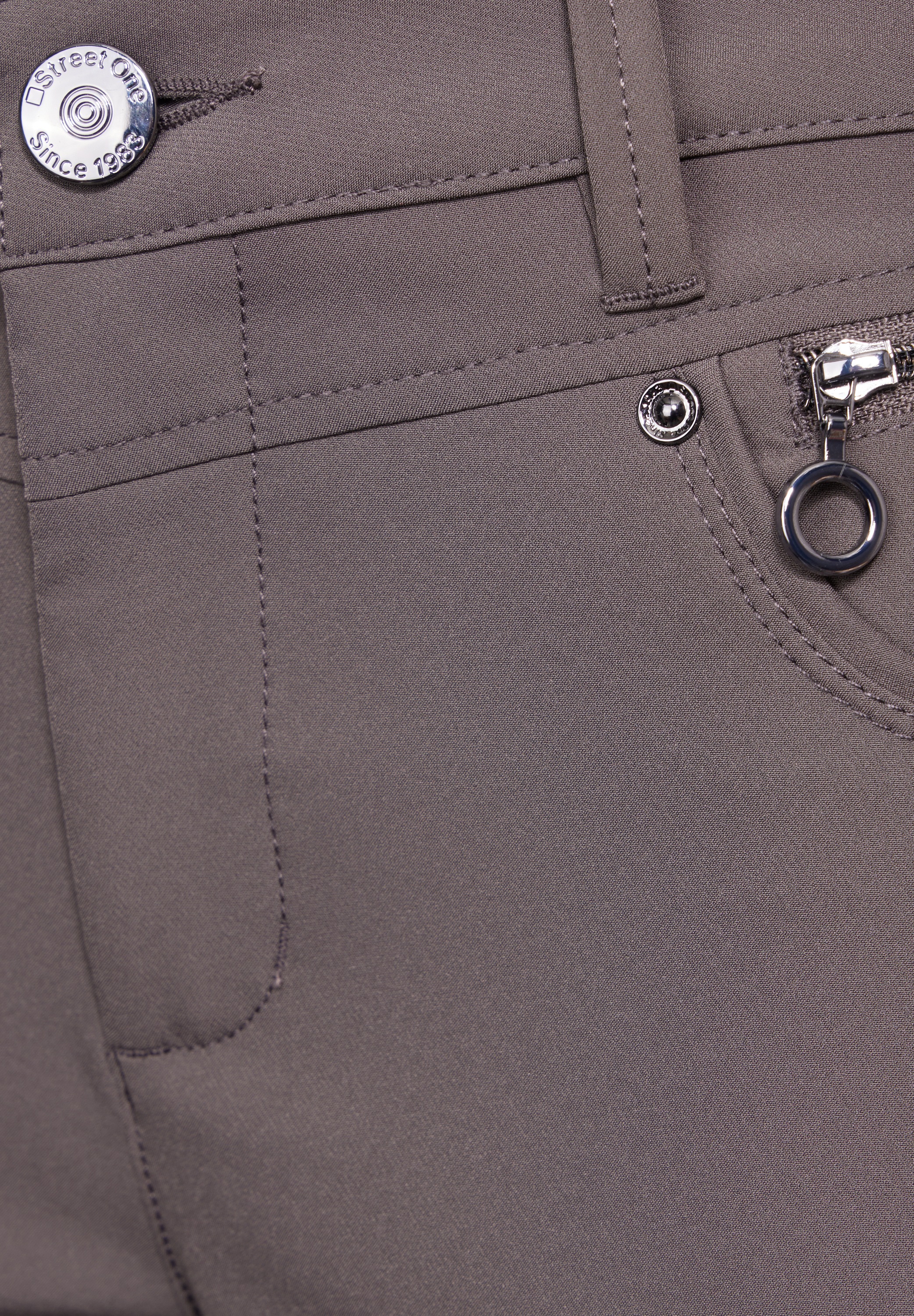 STREET ONE Röhrenhose, Middle Waist