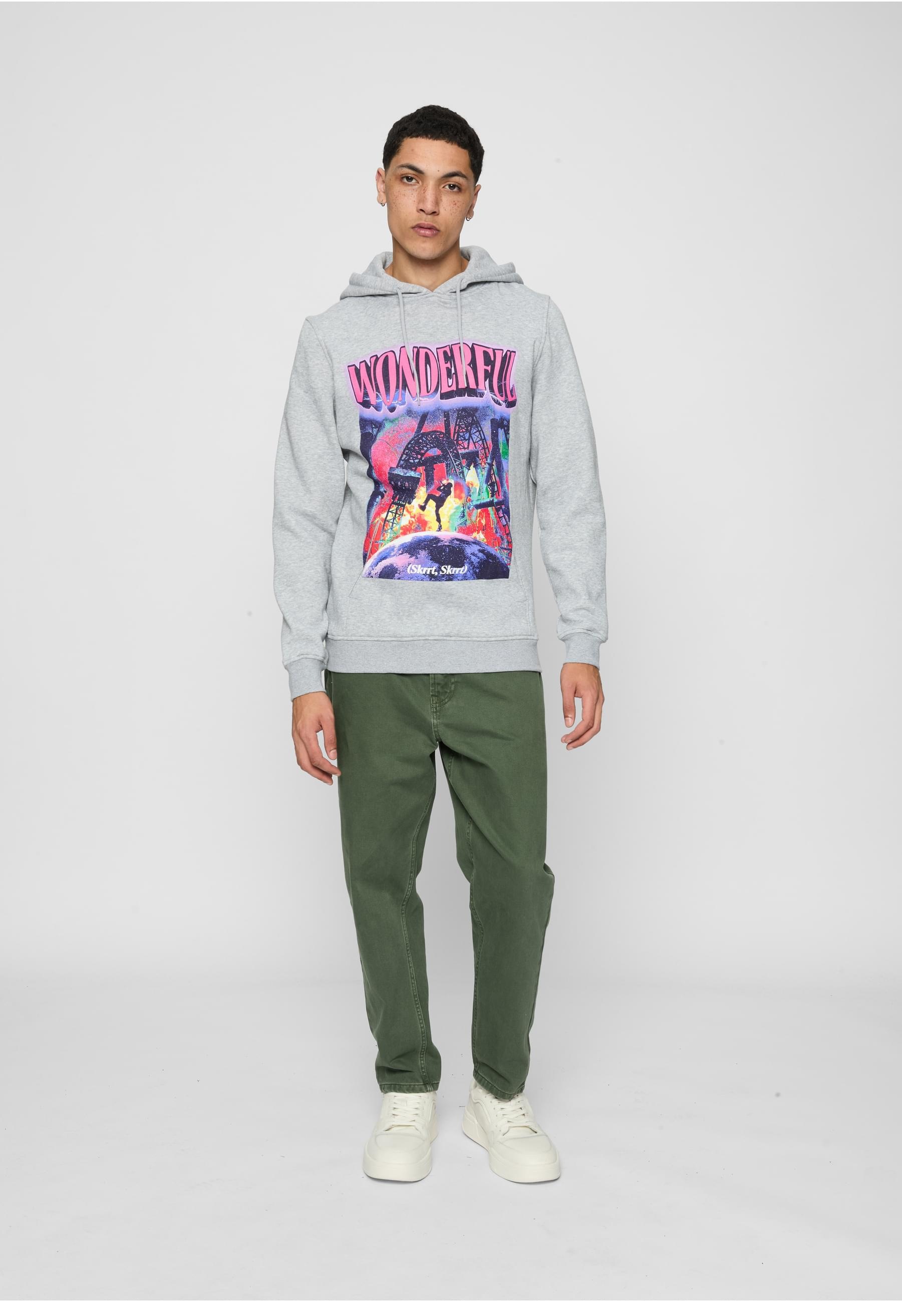 MisterTee Kapuzensweatshirt »MisterTee Herren Wonderful Hoody«, (1 tlg.)