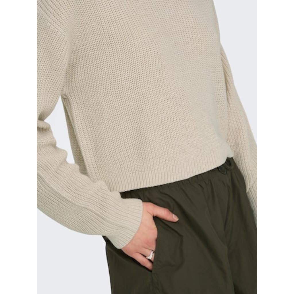ONLY Strickpullover »ONLMALAVI L/S CROPPED PULLOVER KNT NOOS«