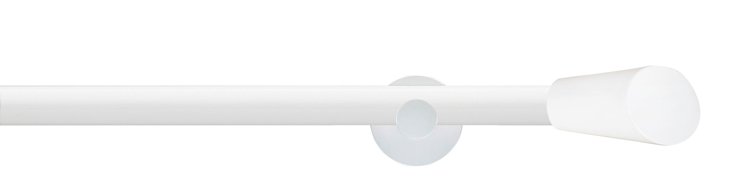 GARESA Gardinenstange "WHITE" Ø 20 mm 2 läufig-läufig Wunschmaßlänge Vorhan günstig online kaufen