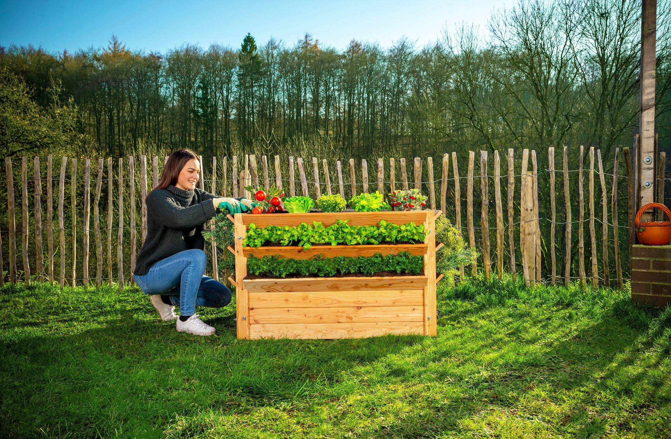 WESTMANN Hochbeet »Premium XXL«, 700 l, BxTxH: 124,5x90,5x73 cm