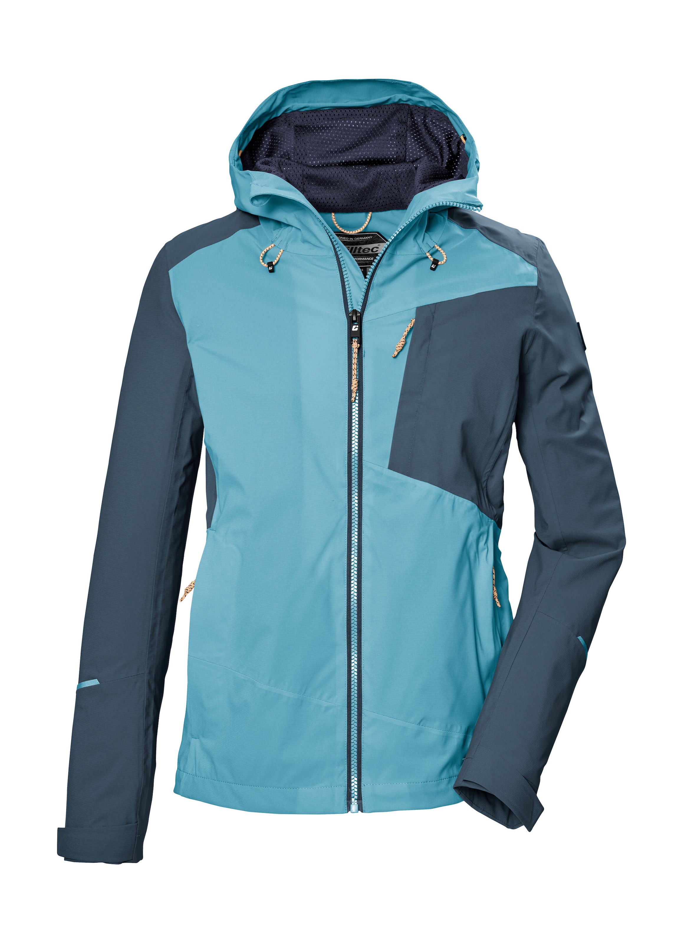 Killtec Outdoorjacke "KOS 83 WMN JCKT", Damenjacke: Colourblock, wasserdich günstig online kaufen