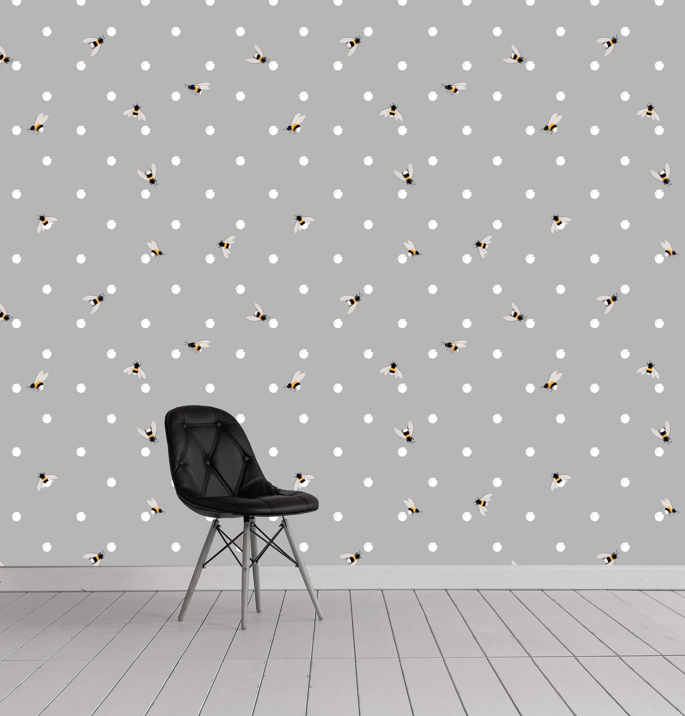 queence Vinyltapete »Madeleine«, gemustert-Farbverlauf-bedruckt-abstrakt, 90x250cm, selbstklebend, kinderleichte Anbringung, Sticker