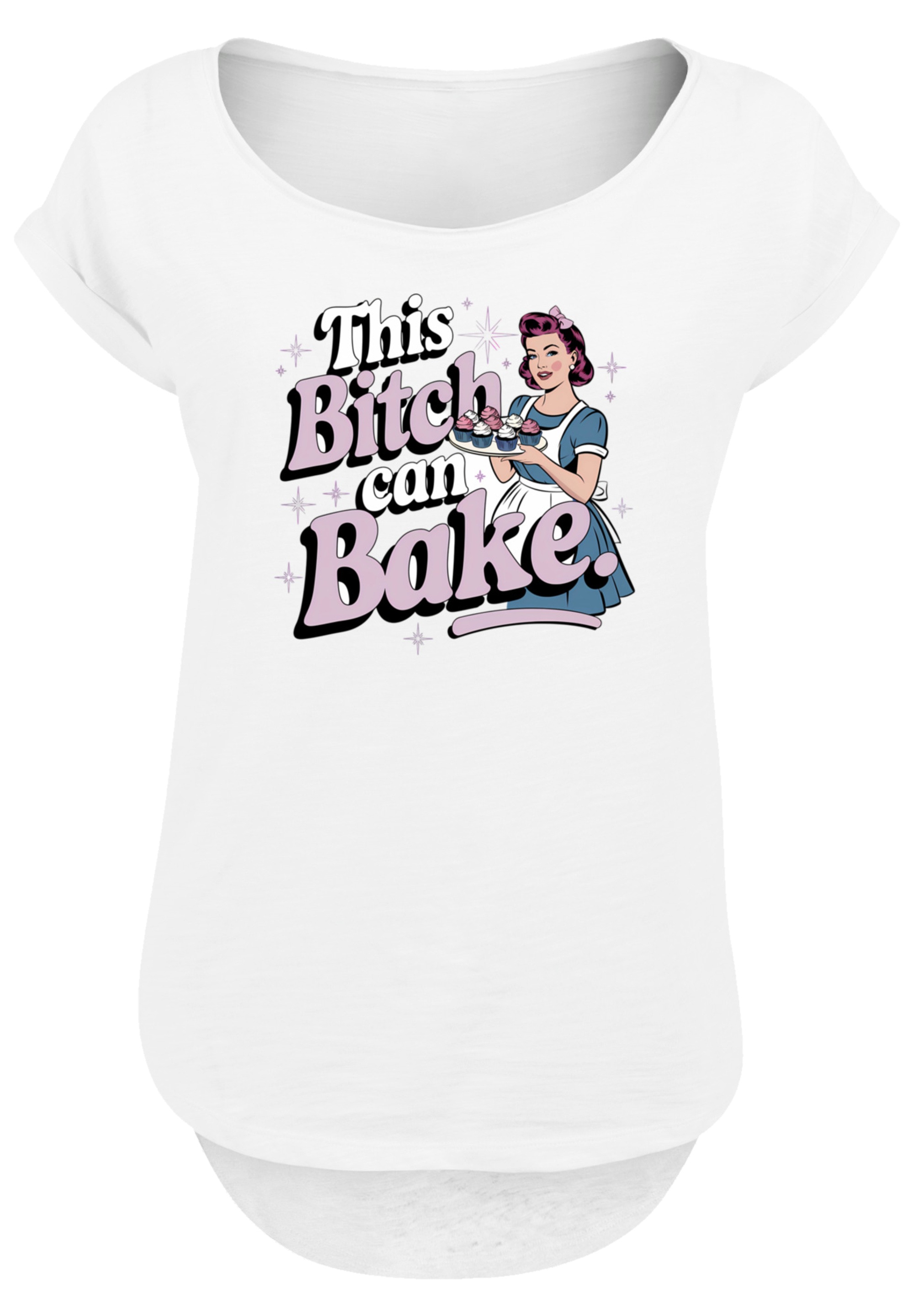 F4NT4STIC T-Shirt "Vintage Pin Up Bäckerin", Premium Qualität günstig online kaufen