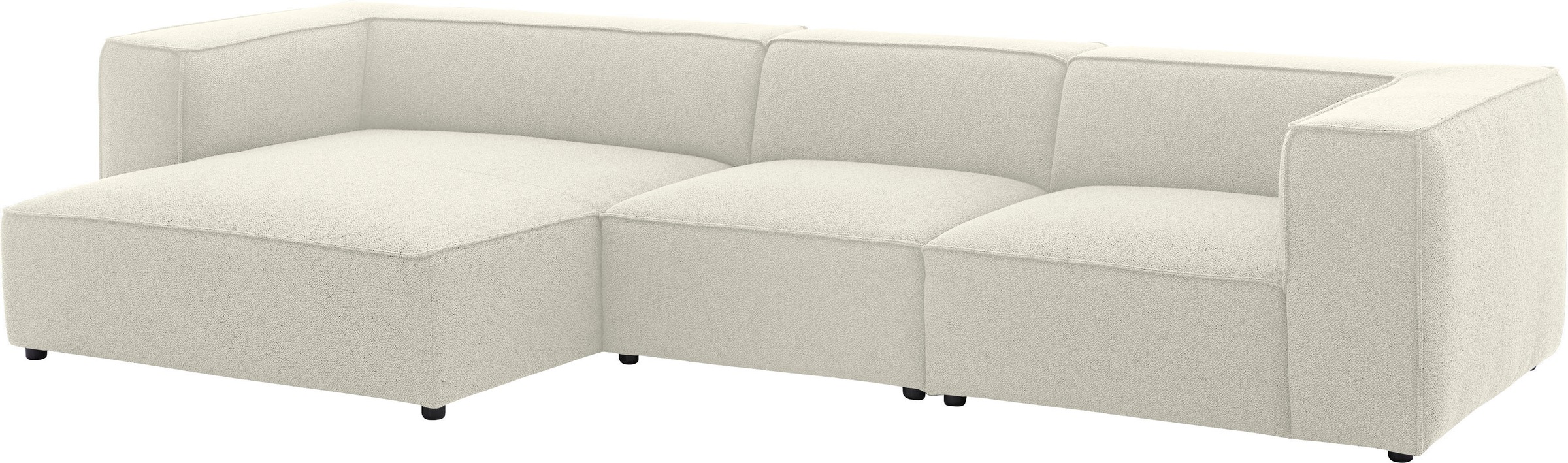 W.SCHILLIG Ecksofa »around-the-block«, mit eleganter Biese, mit Federkern, Breite 341 cm