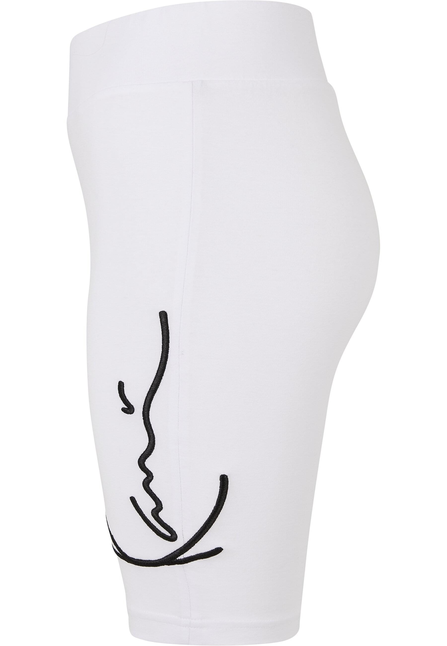 Karl Kani Radlerhose »Karl Kani Damen KKWQ22003WHT Signature Cycling Shorts white«, (1 tlg.)