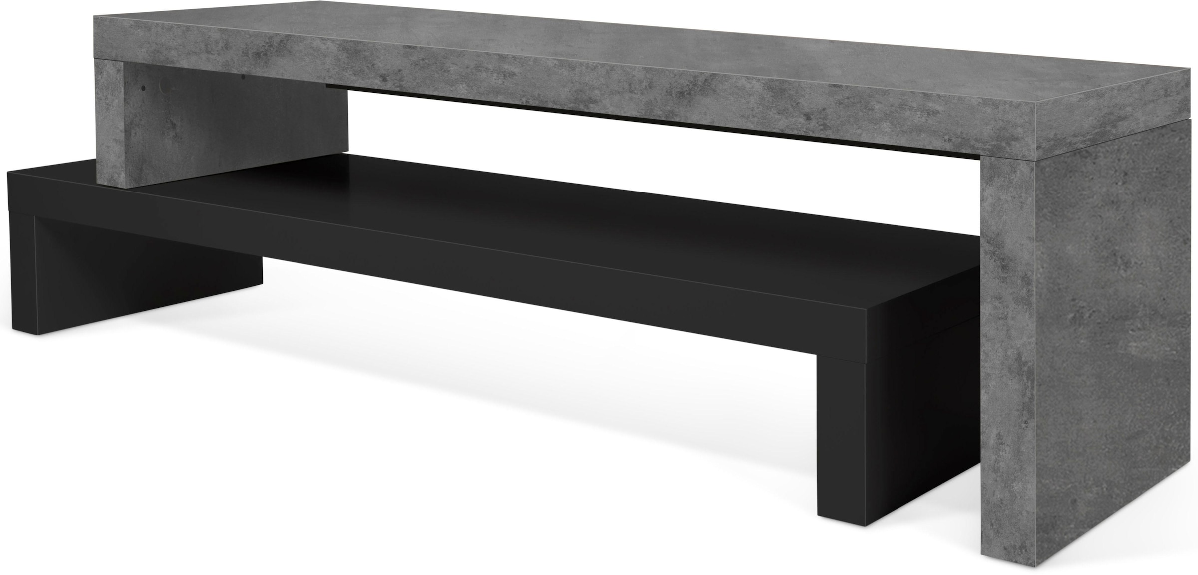 TemaHome Lowboard »Cliff«, Kommode in raffinierter Optik und aus schönem Holz, Breite 235 cm