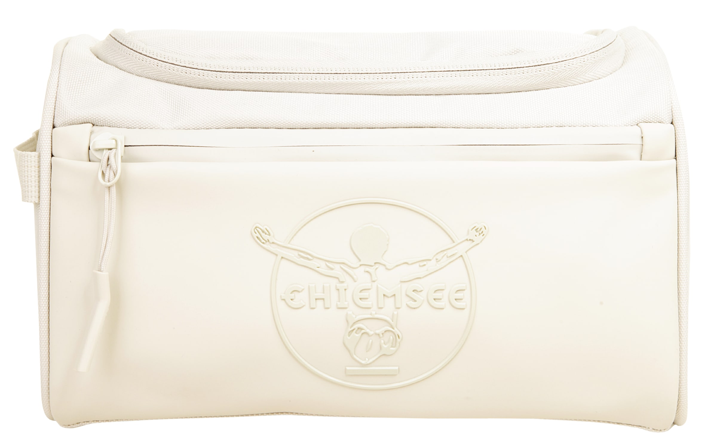 CHIEMSEE Kulturbeutel "CHIEMSEE Herren, Damen Kulturtasche TRACK "N" DAY", beige, unifarben, Kunstfaser, Taschen