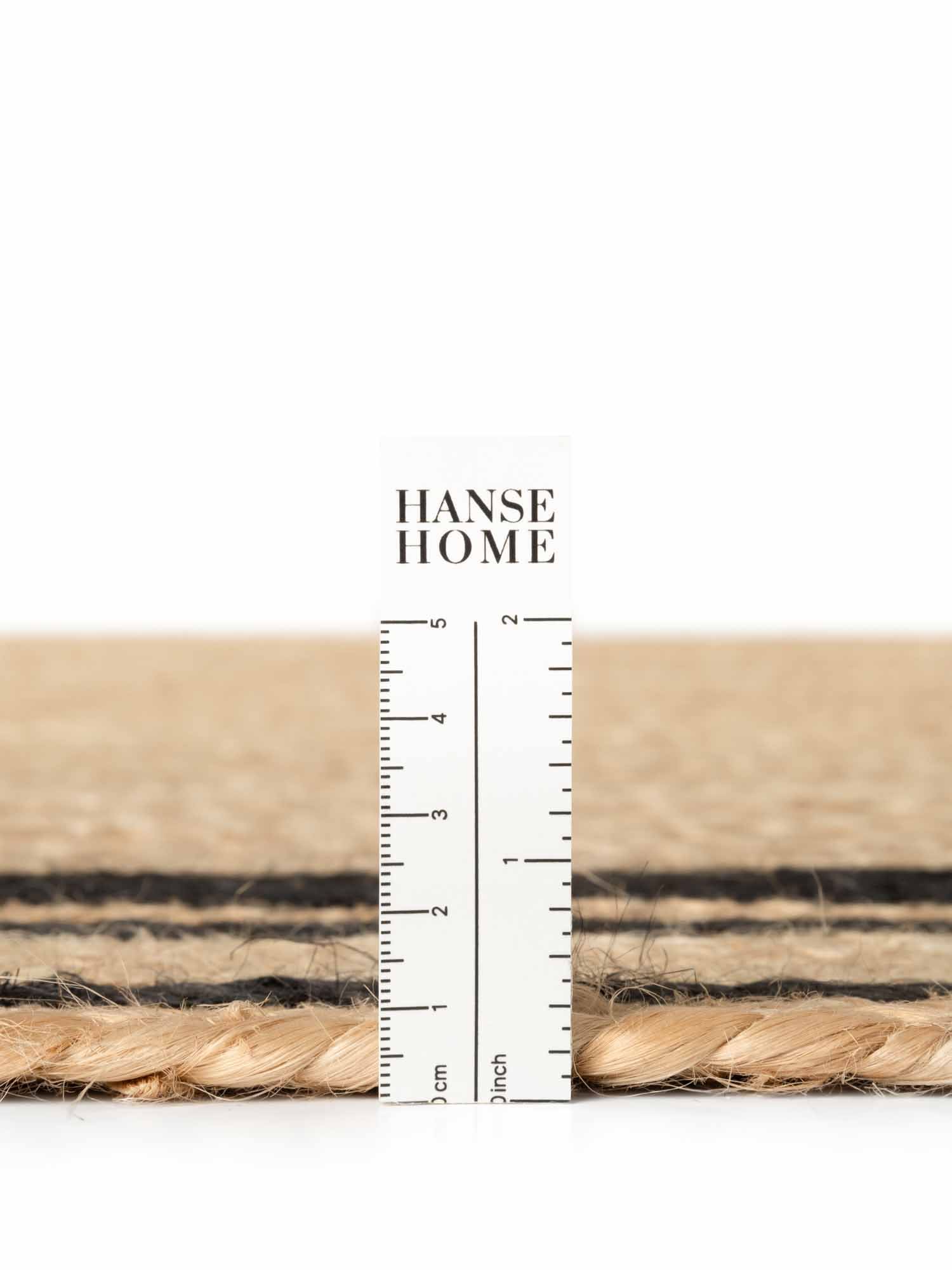 HANSE Home Teppich »Jutta Juteteppich« rechteckig 7 mm Höhe Handgewebt, Jute Naturteppich, Boho, Wohnzimmer, Schlafzimmer