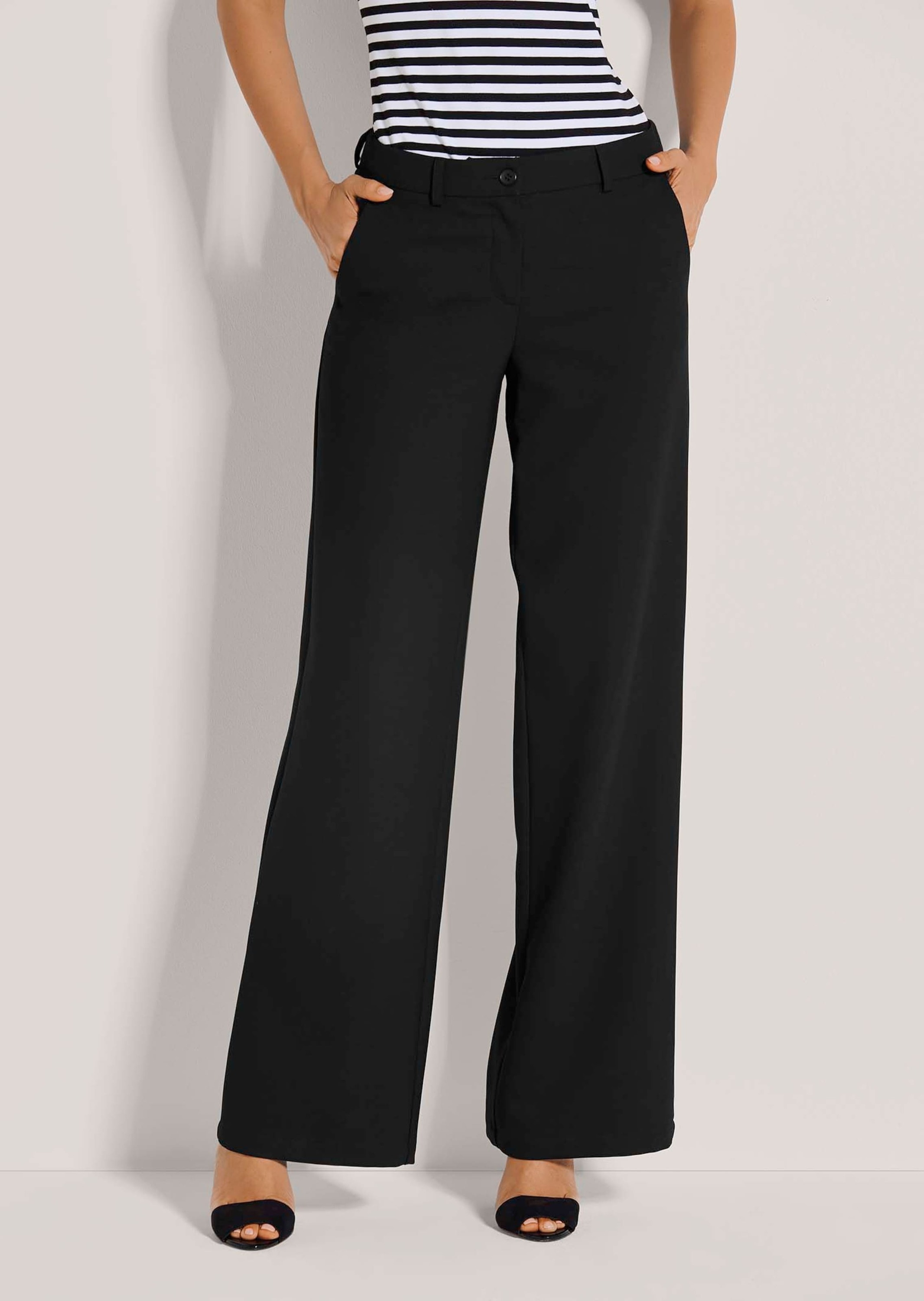 MADELEINE Bügelfaltenhose "Hose Weite Palazzo-Hose mit Bügelfalten" günstig online kaufen