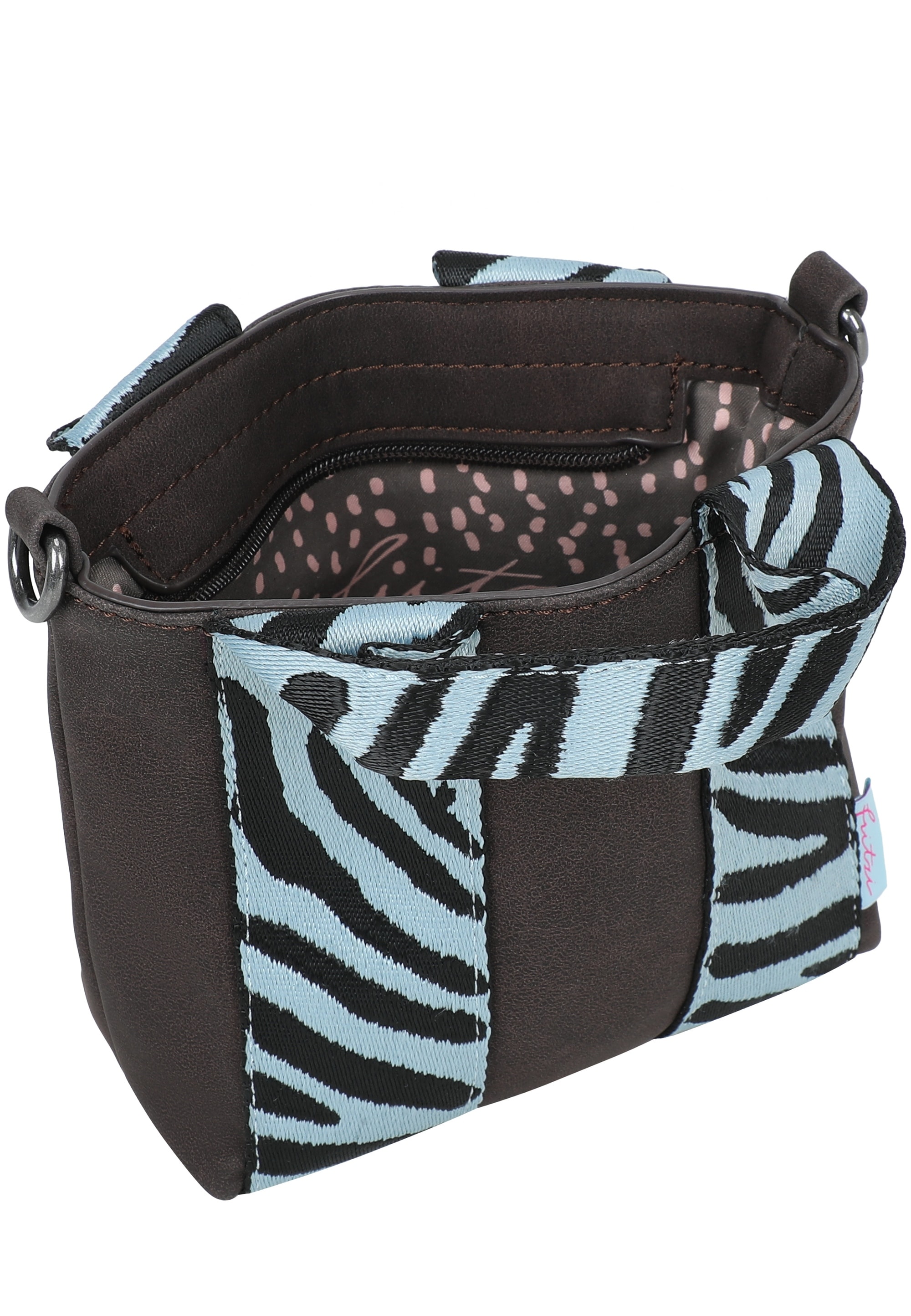 Fritzi aus Preußen Schultertasche »Fritzi Bini Heritage Espressini« mit breitem Webbing-Schulterriemen