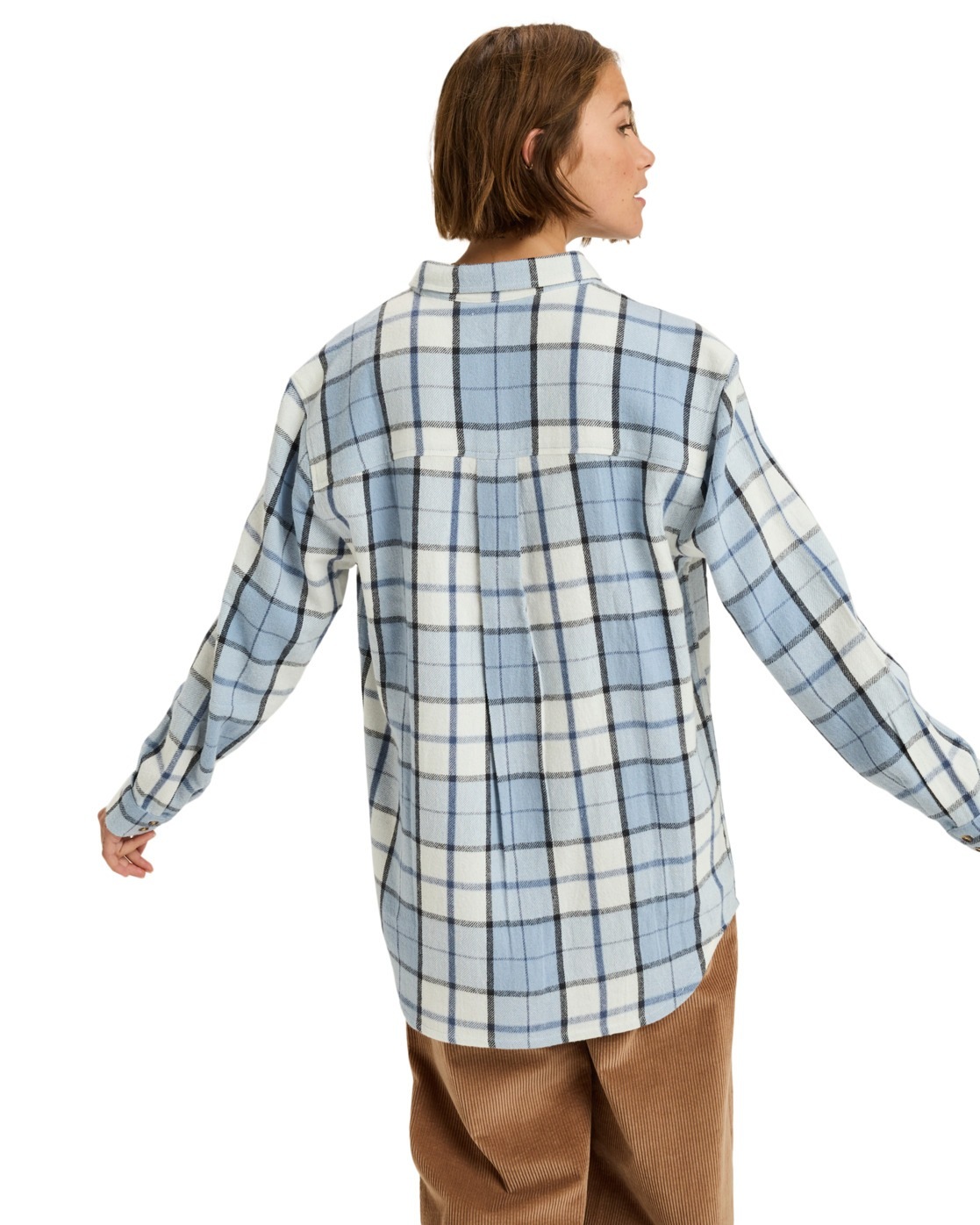Roxy Langarmshirt "Let It Go Flannel" günstig online kaufen