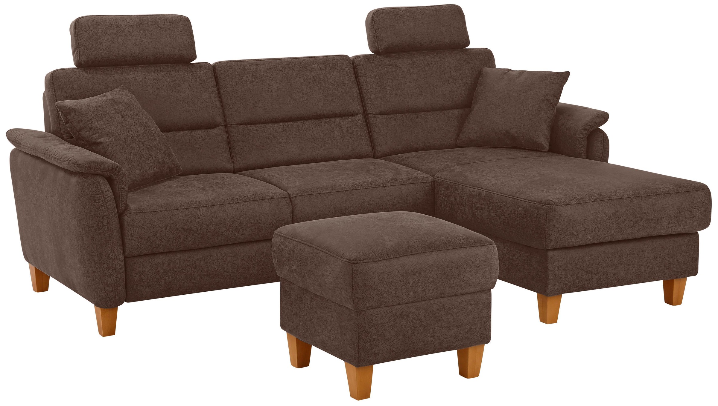 Home affaire Ecksofa »Palmera L-Form«, Federkern, wahlweise mit Bettfunktion und mit/ohne Bettkasten